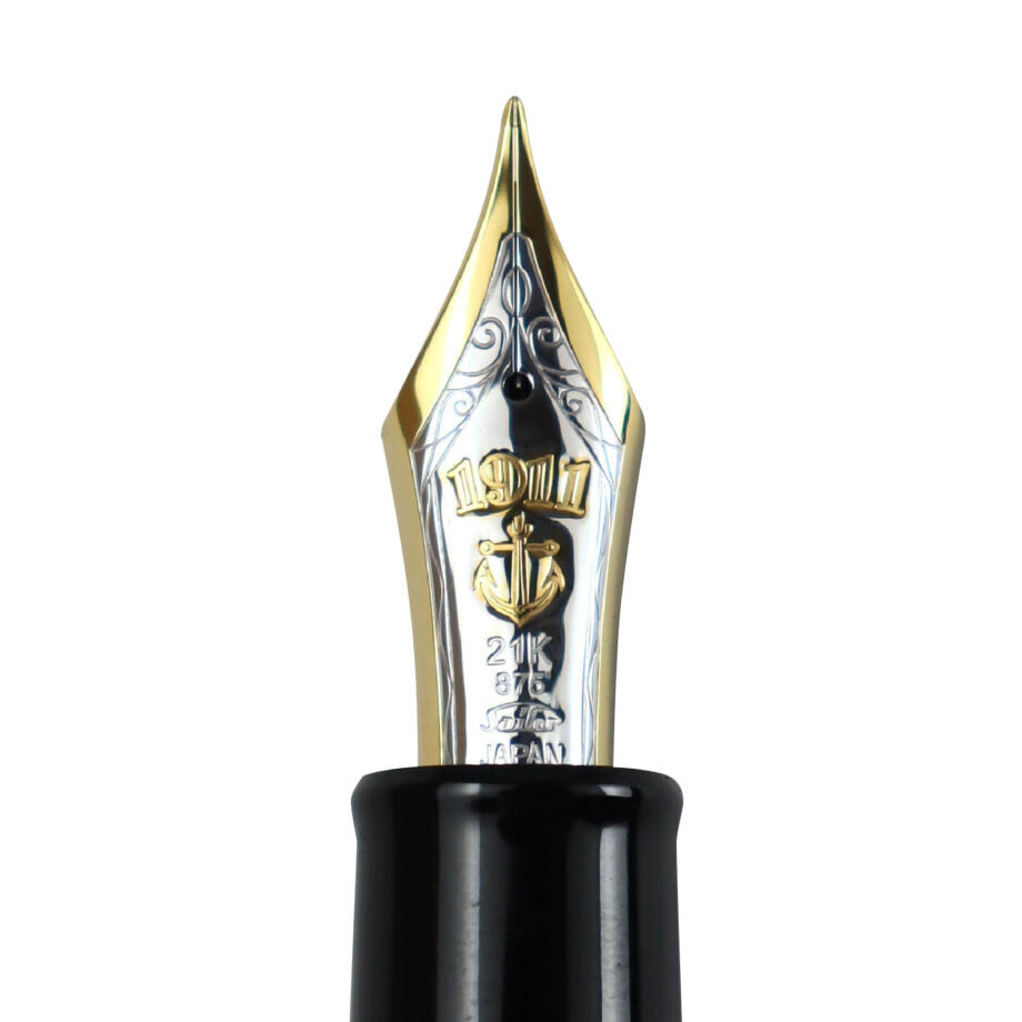 1911 King of Pen Ebonite 'Naginata-Togi' Fountain Pen