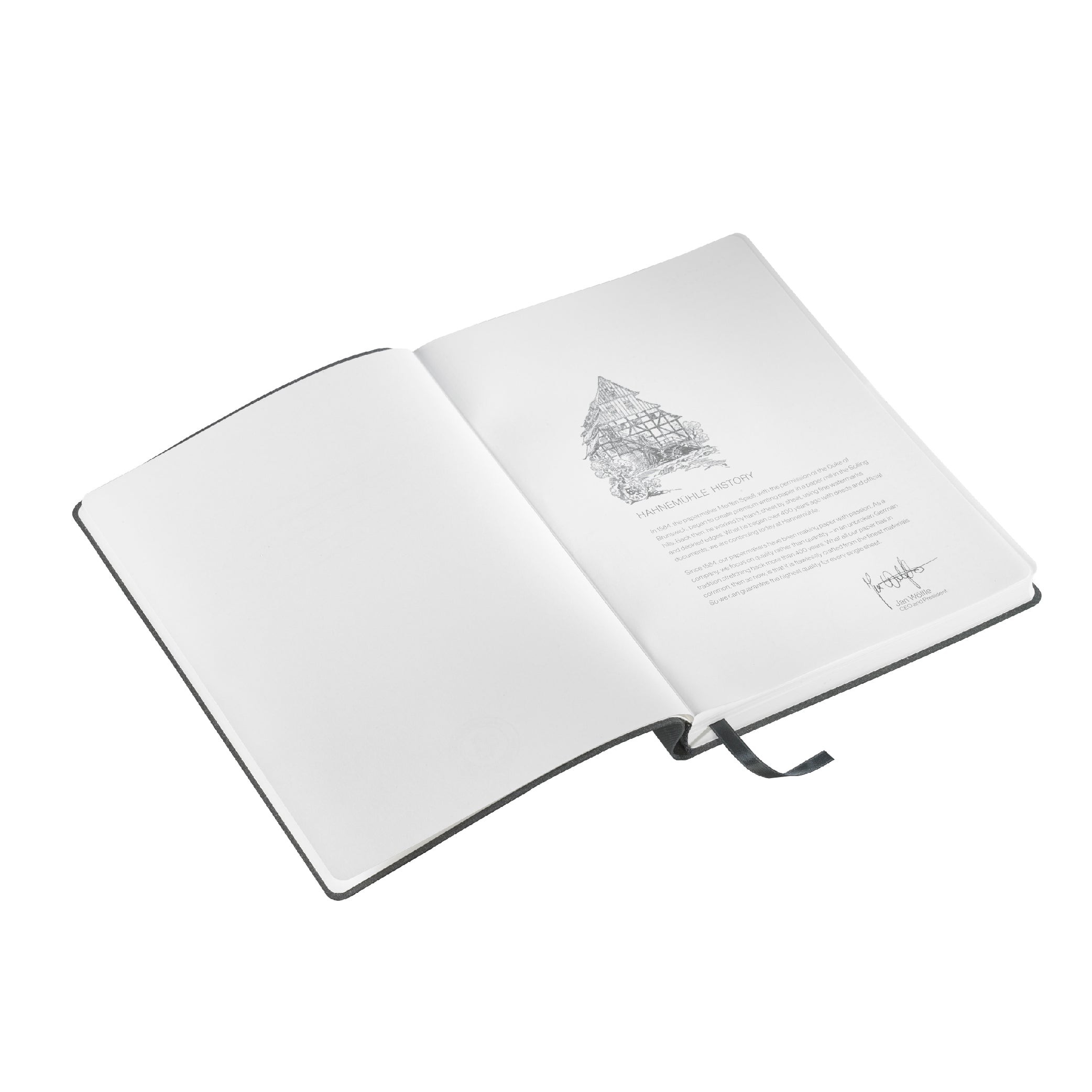 Beige Manuscript Notebook