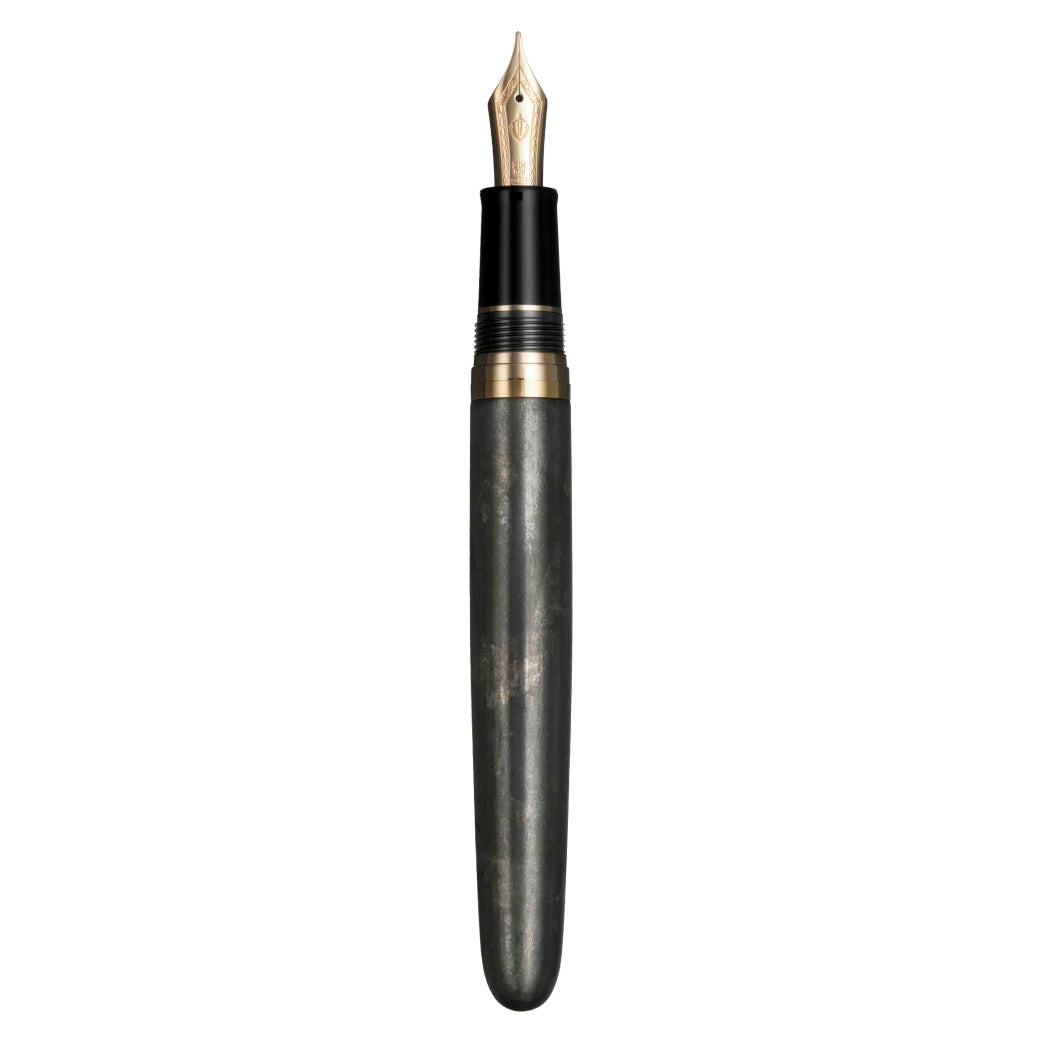 Traditional Japanese Lacquer Art Nawate Kuroginhaku Sei Fountain Pen