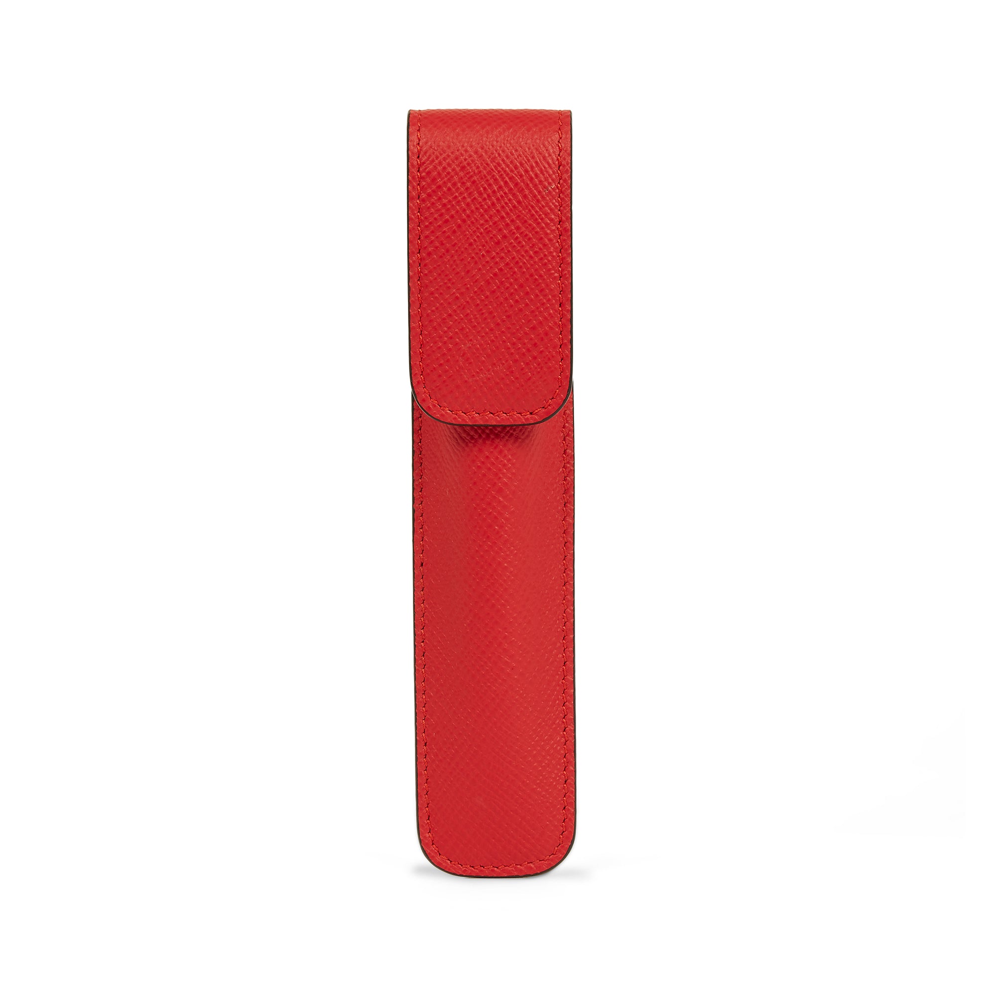 Pen Sleeve in Scarlet Red Panama