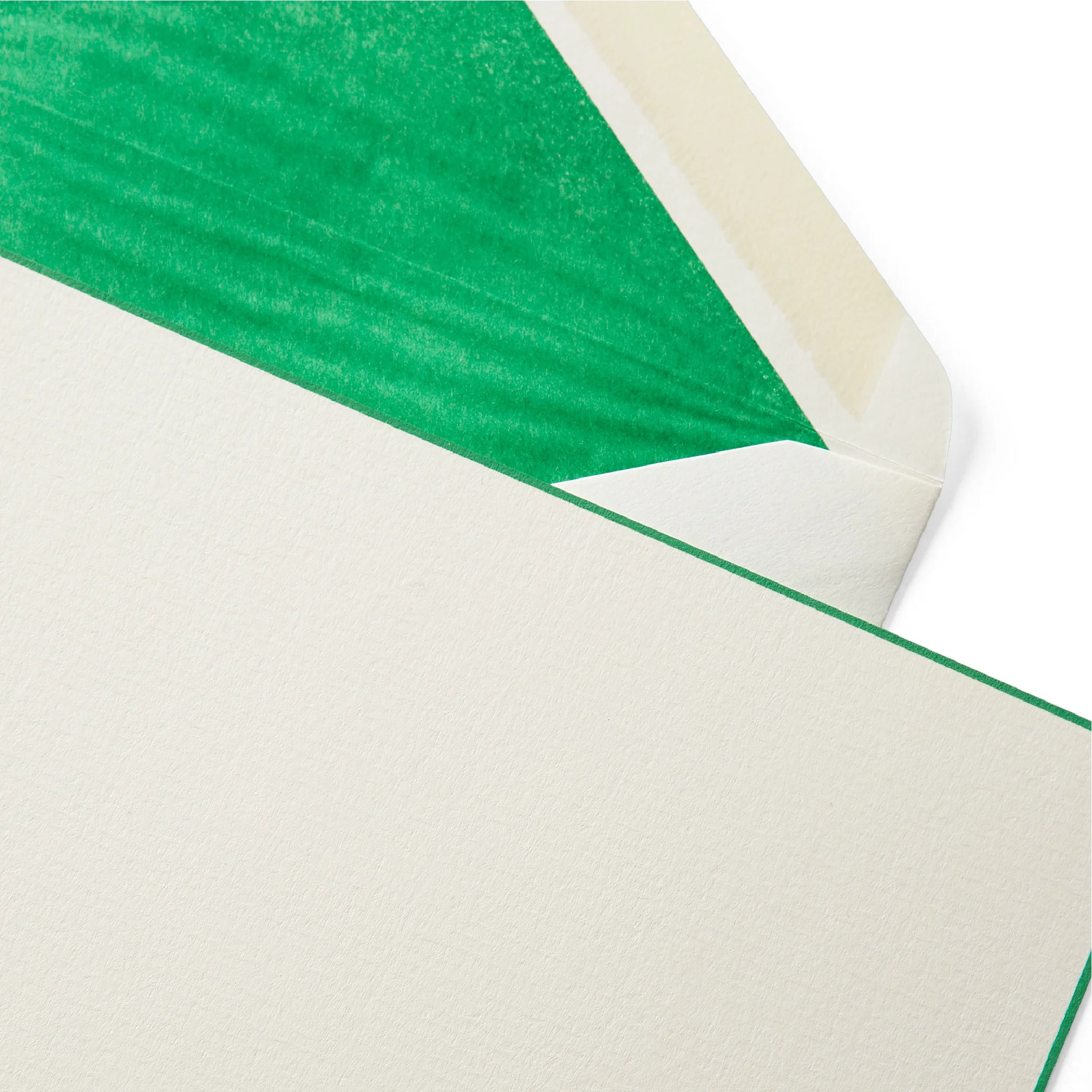 Bordered Correspondence Cards Bright Emerald