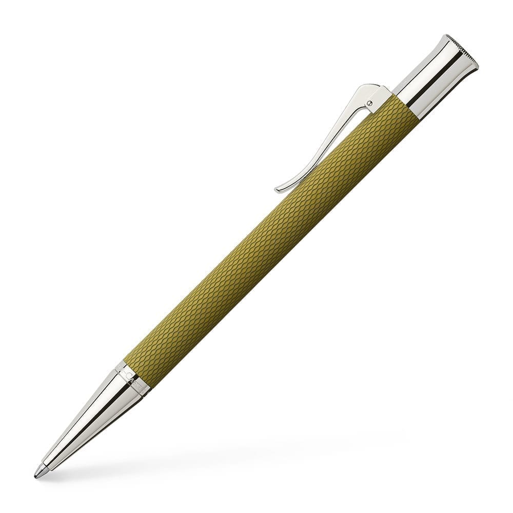 Guilloche Olive Green Ballpoint