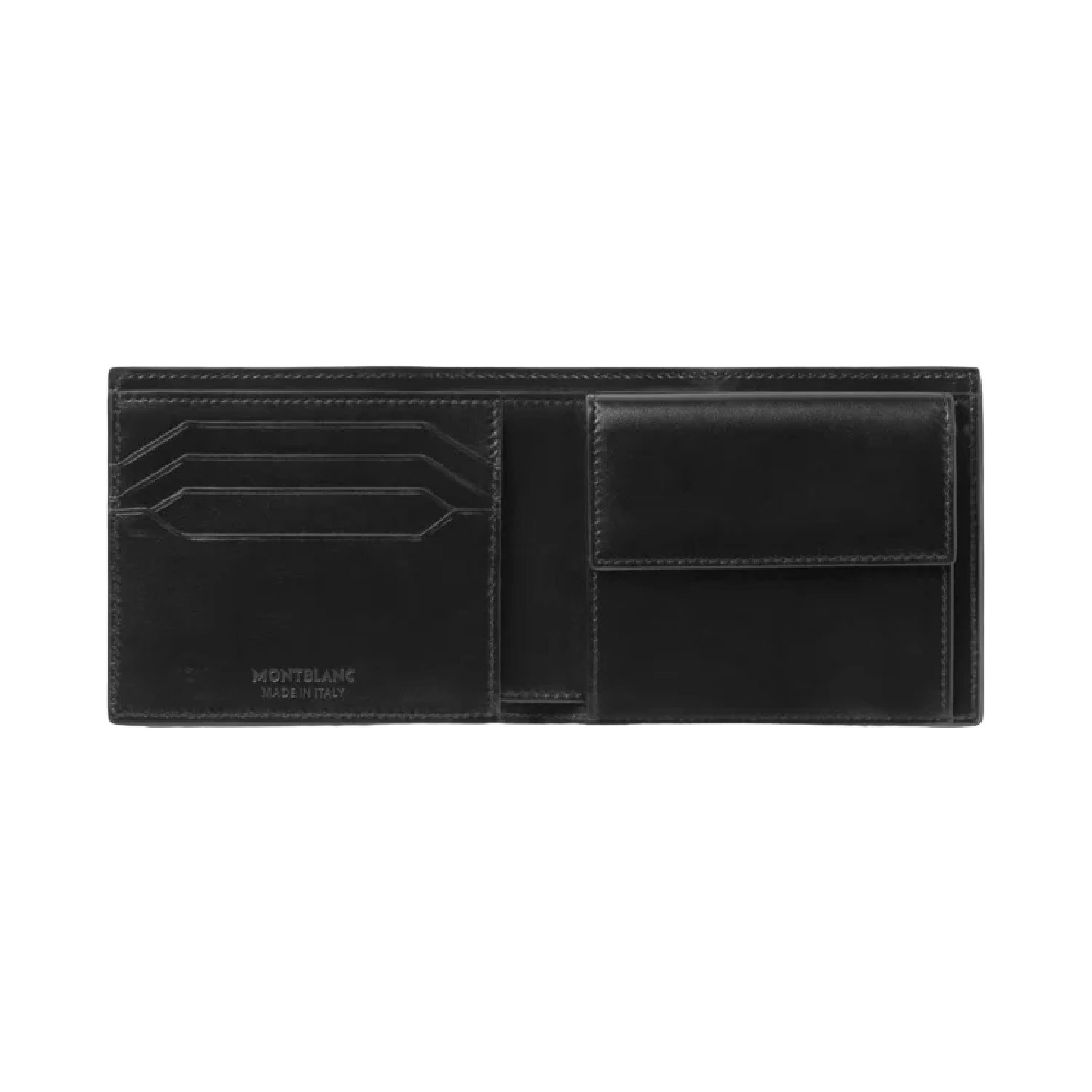 Meisterstück Black Wallet 4cc Coin Case