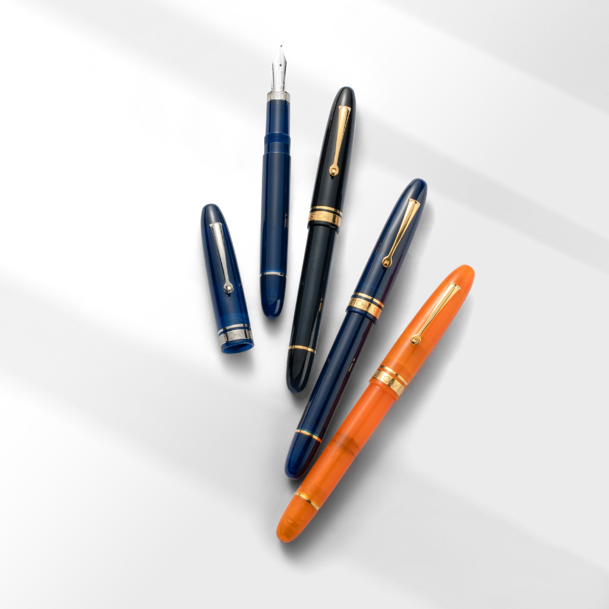 OMAS Ogiva Nera Gold Trim Fountain Pen