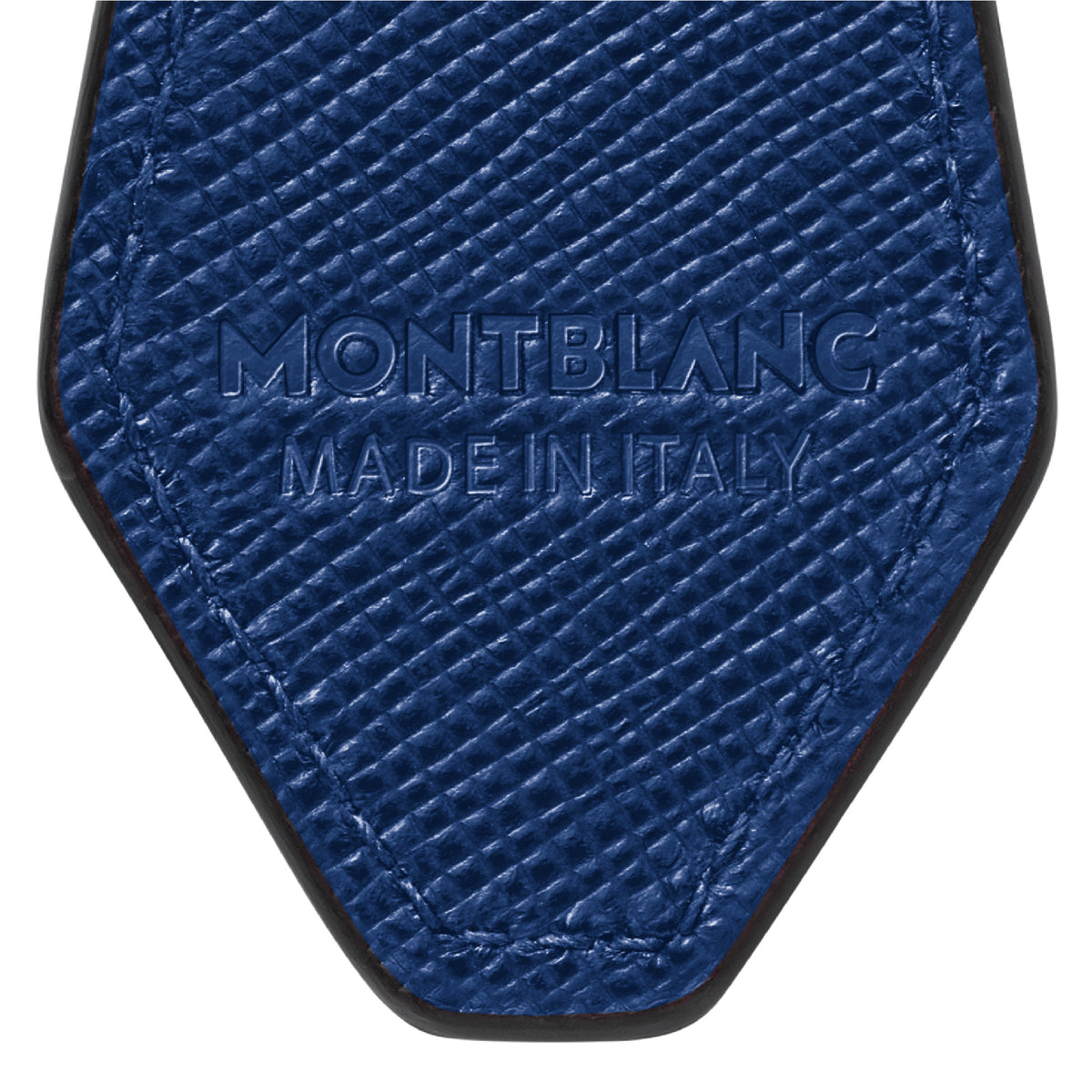 Sartorial Diamond Shaped Key Fob Blue
