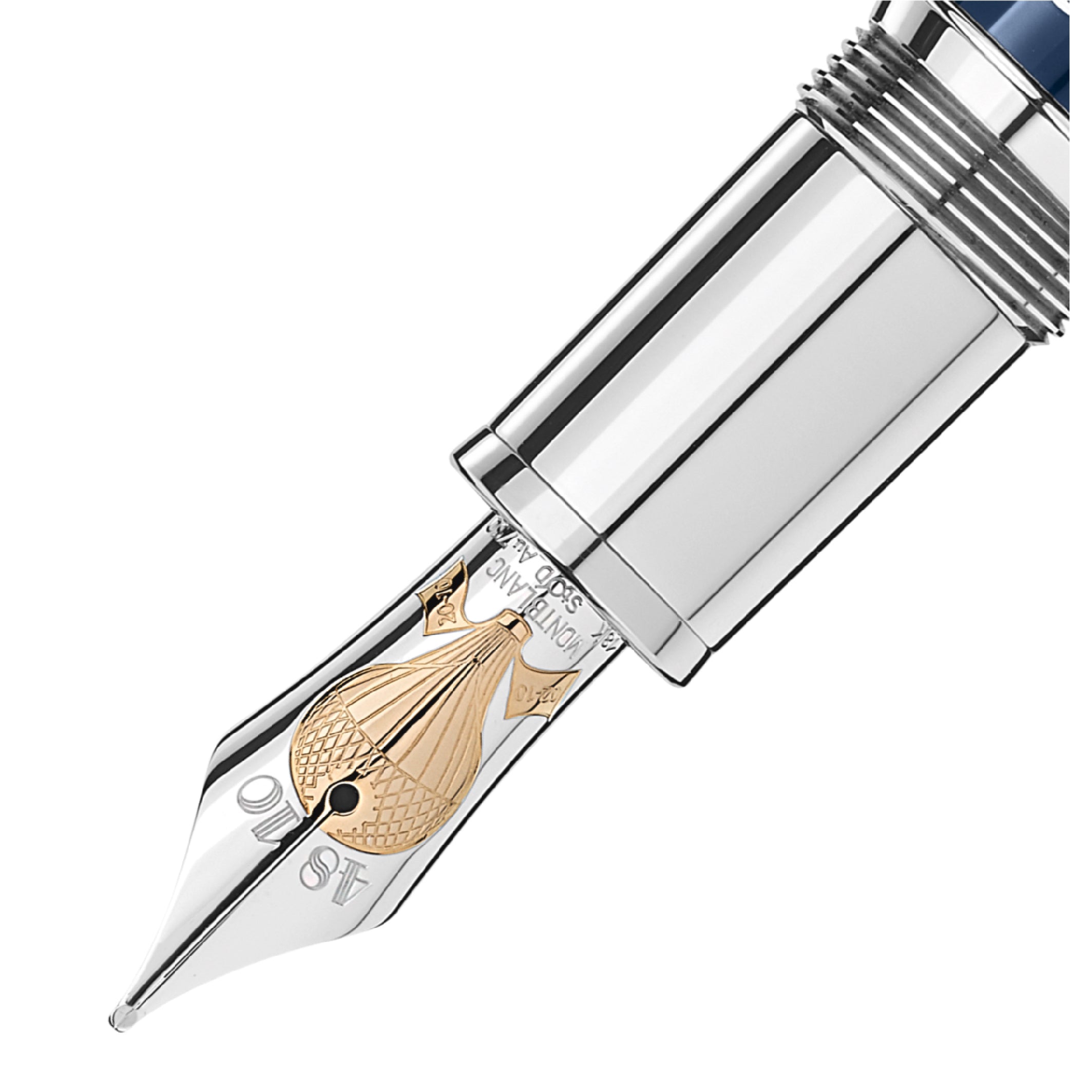 Meisterstück Around the World in 80 Days Blue Solitaire LeGrand Fountain Pen