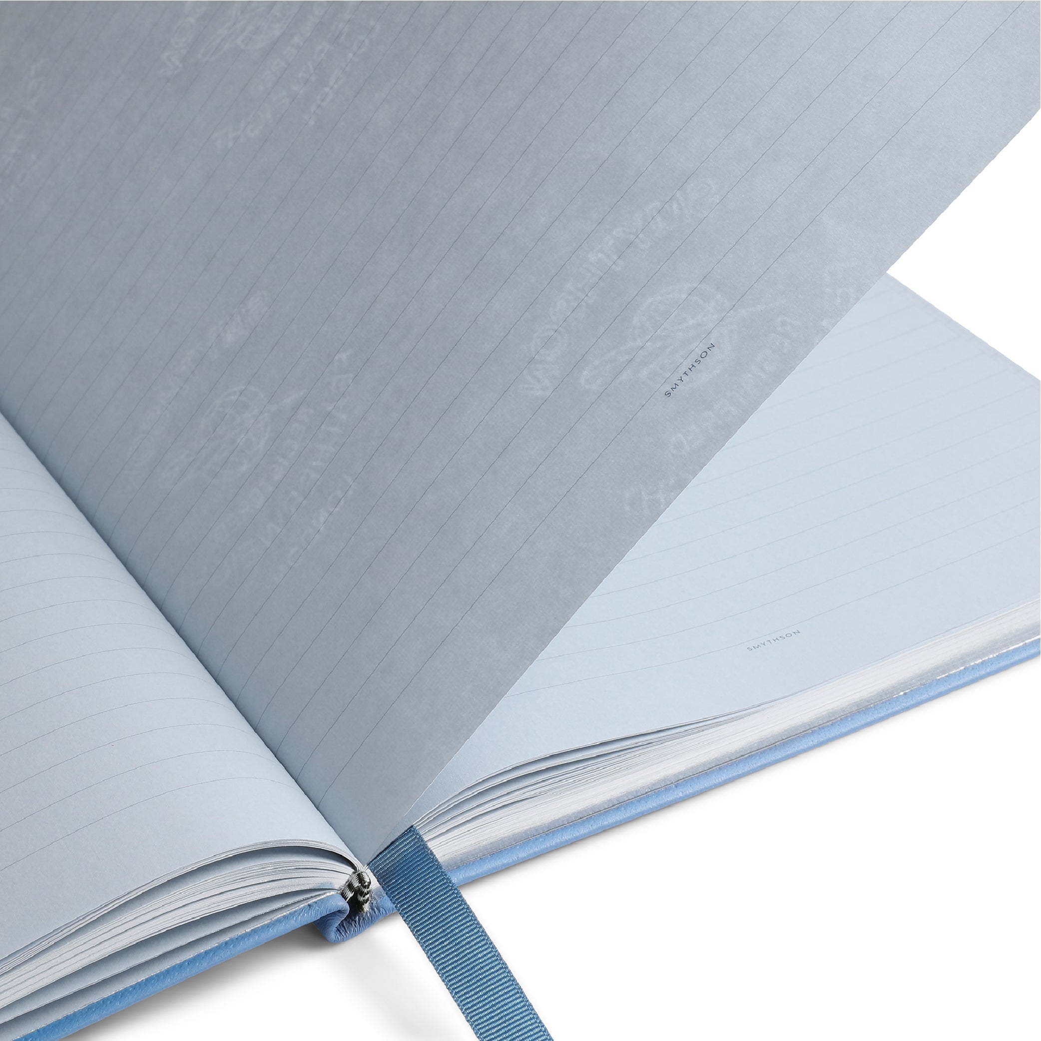 Portobello Notebook in Nile Blue Panama
