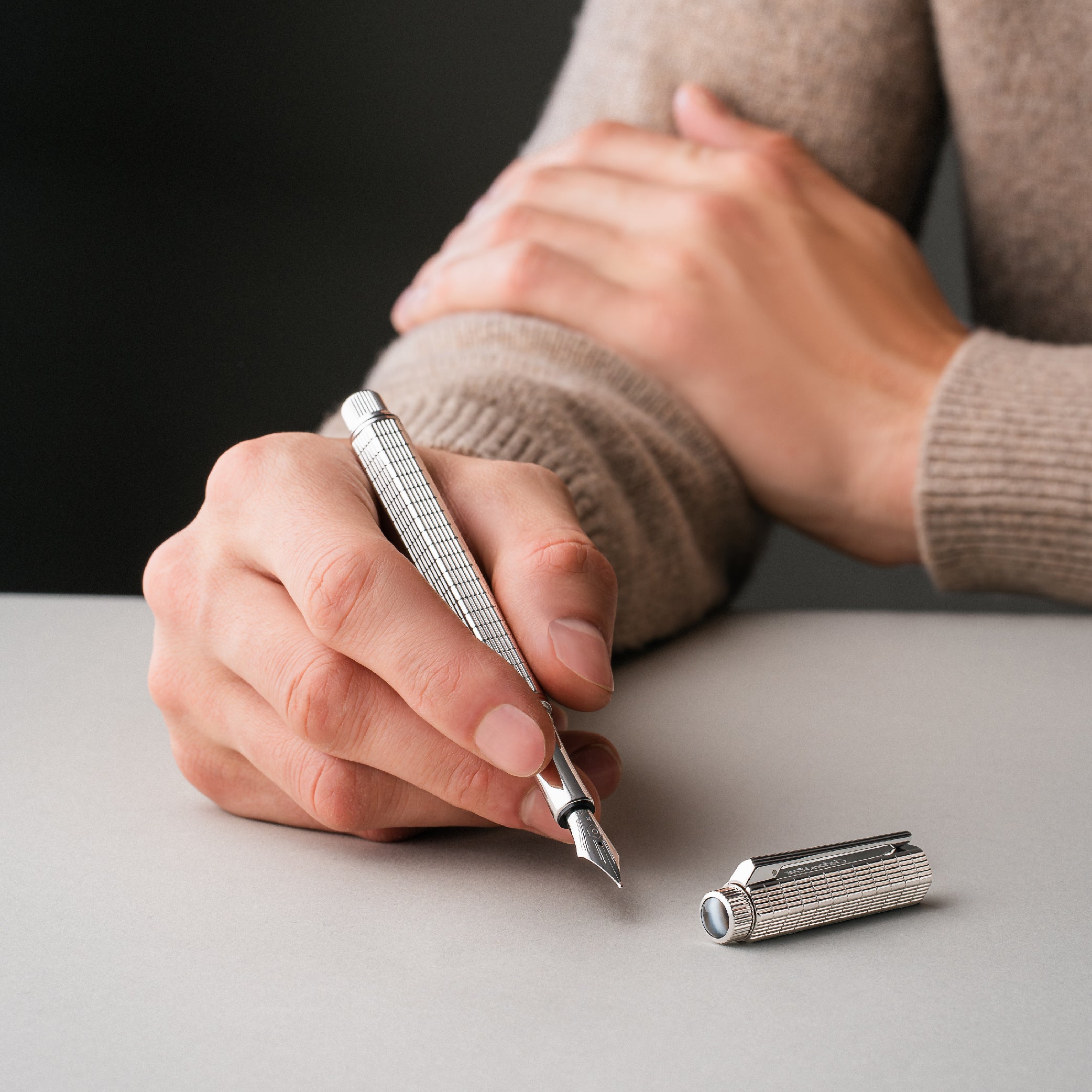 CARAN D'ACHE_Varius Lights Limited Edition Fountain Pen_Lifestyle Picture
