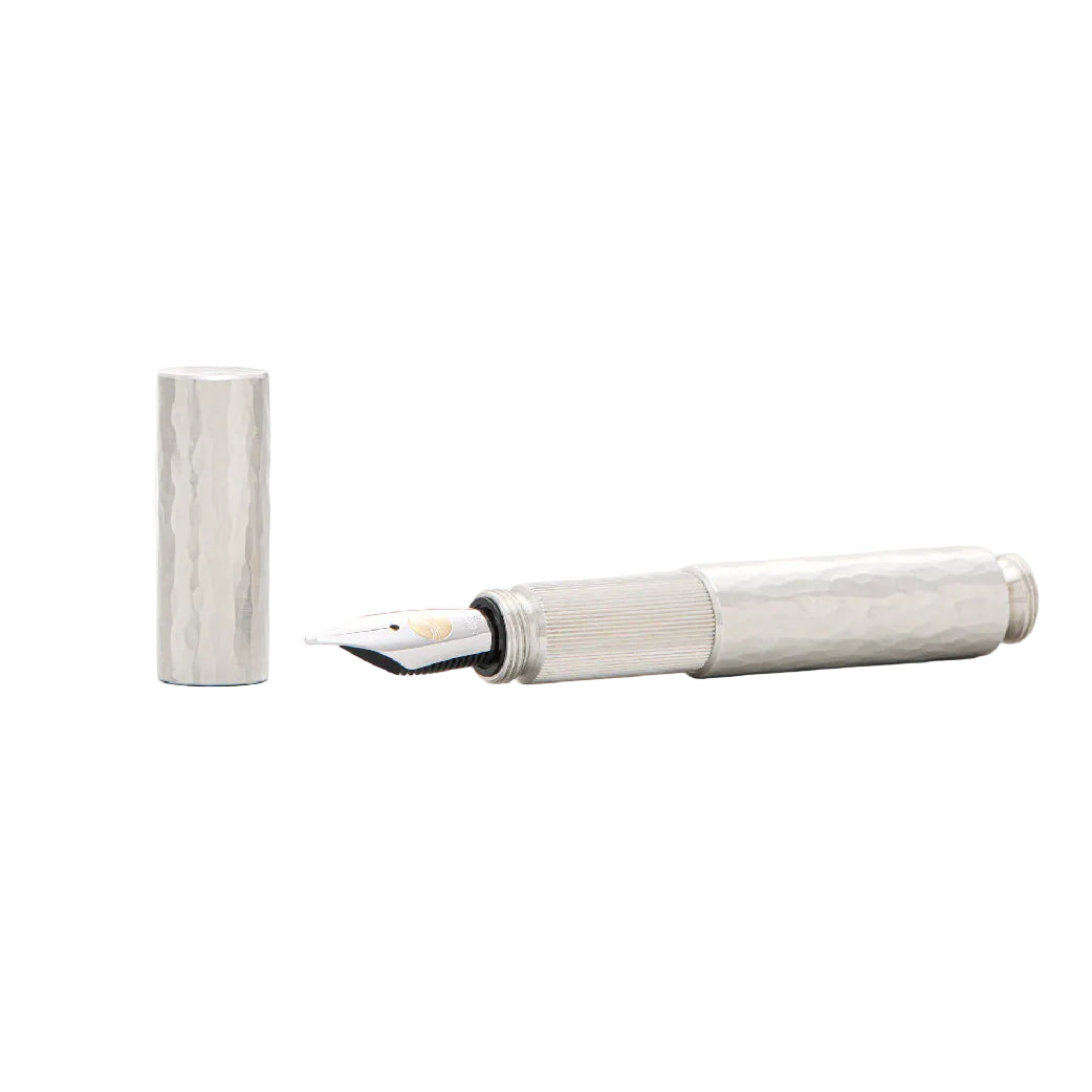 Pocketmaster Hammered Solid 935 Silver Special Edition Fountain Pen
