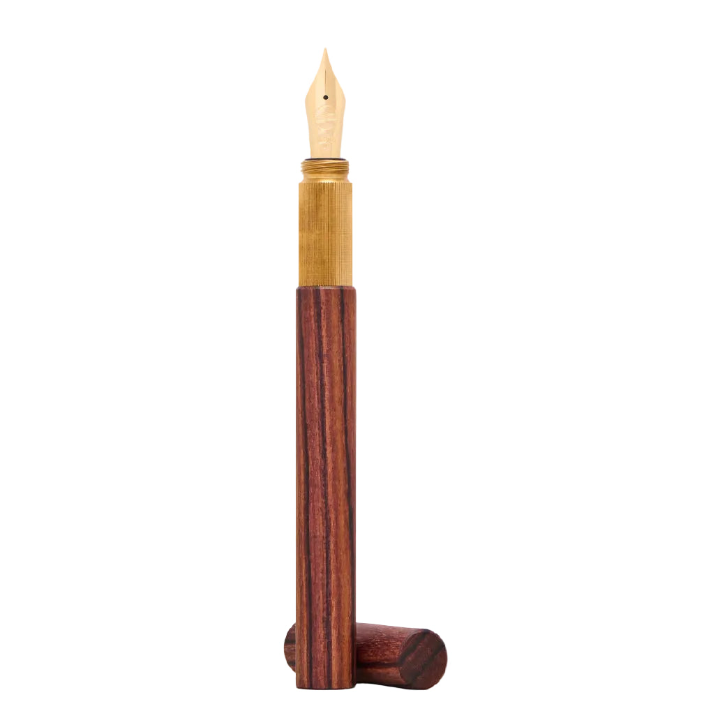 Shortcap Kingswood & Brass Fountain Pen