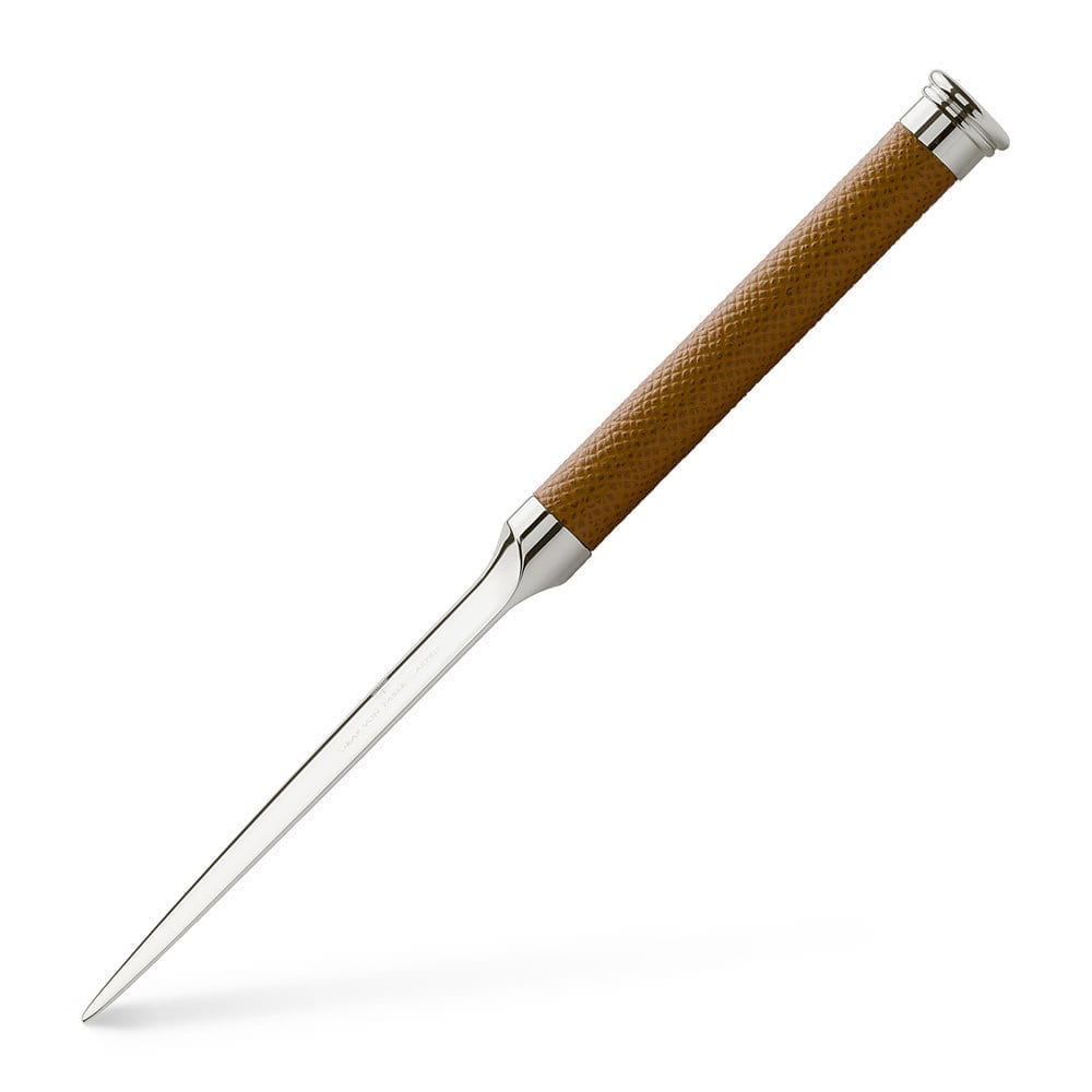 Cognac Epsom Letter Opener