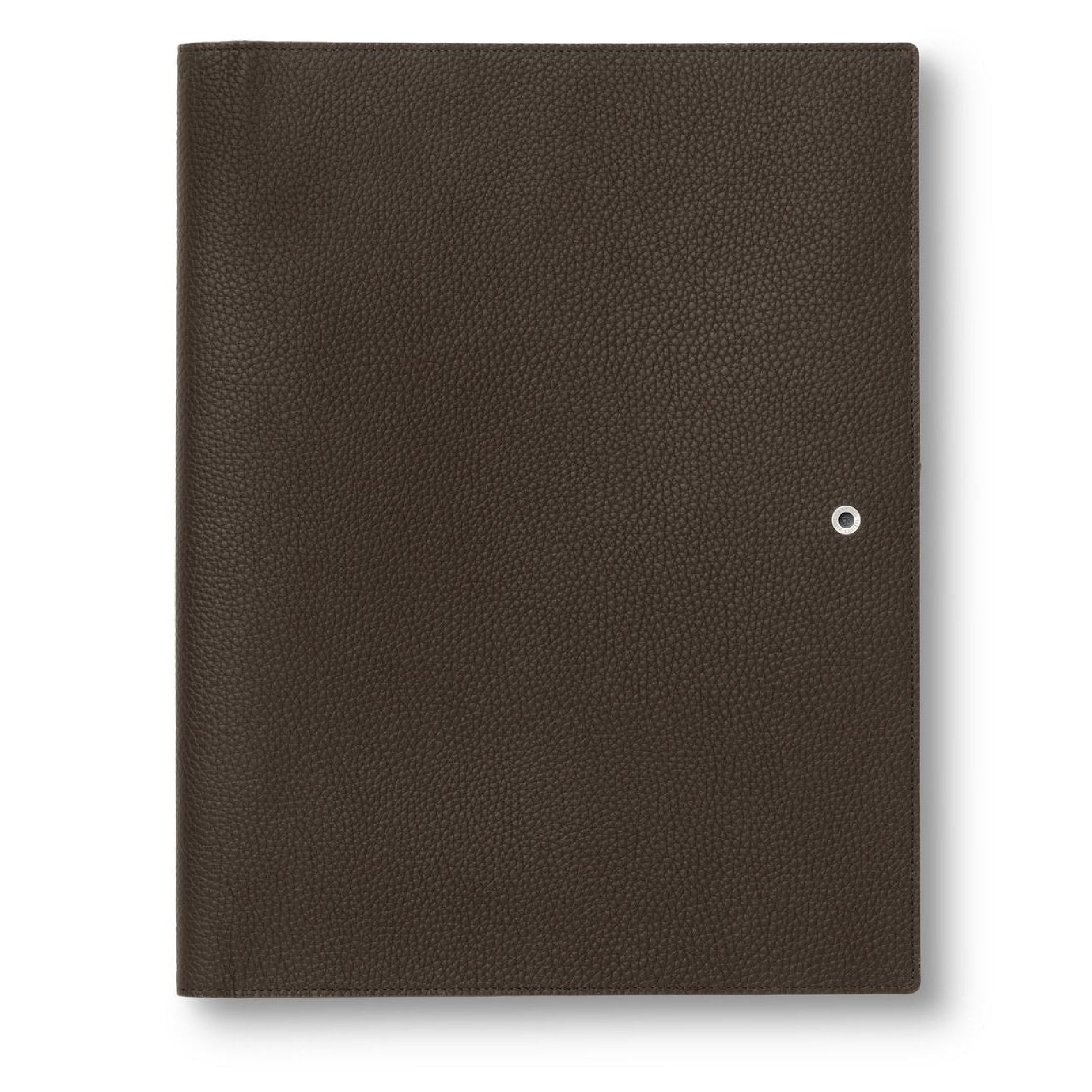 Writing case A4 in Dark Brown Cashmere