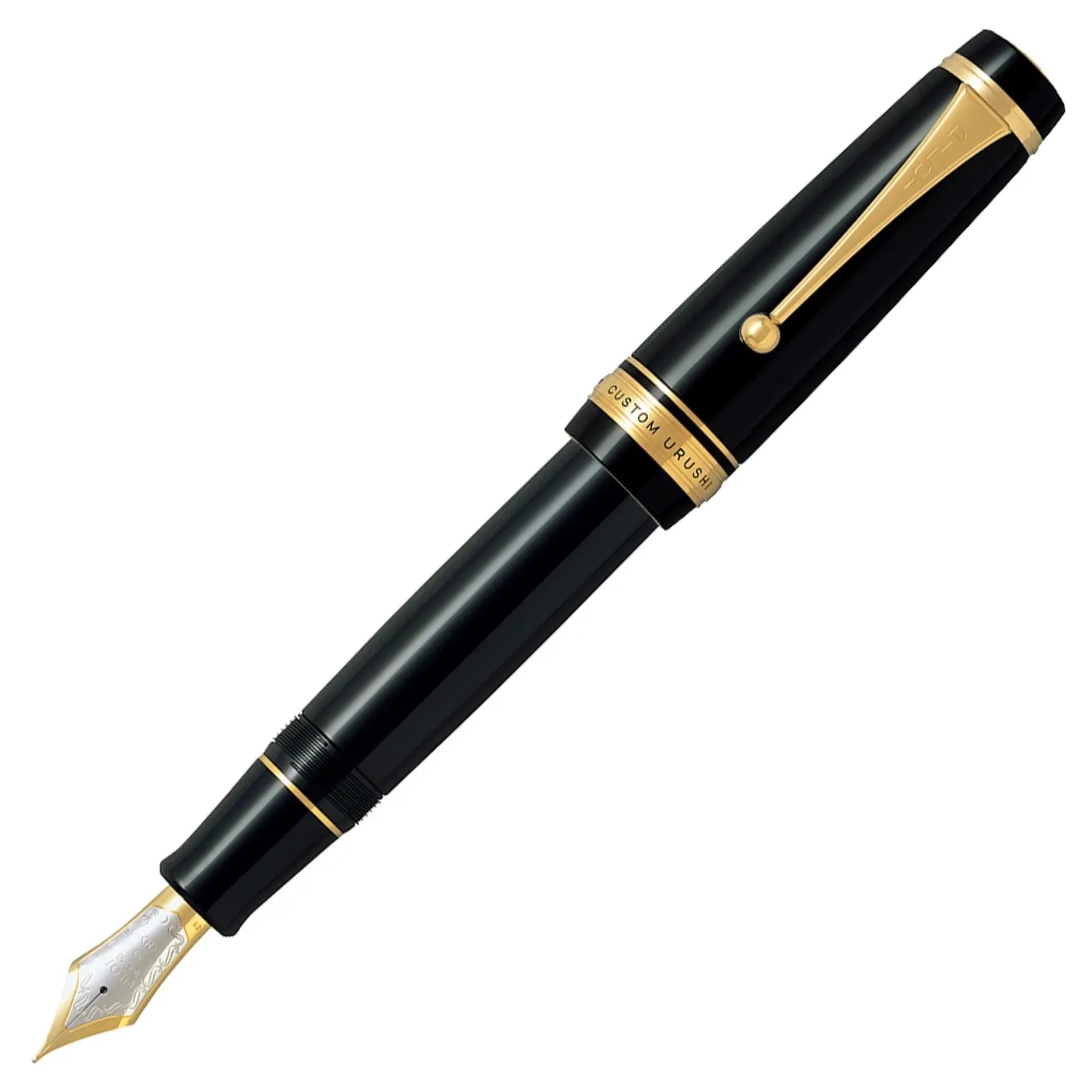 Custom Urushi Black Fountain Pen