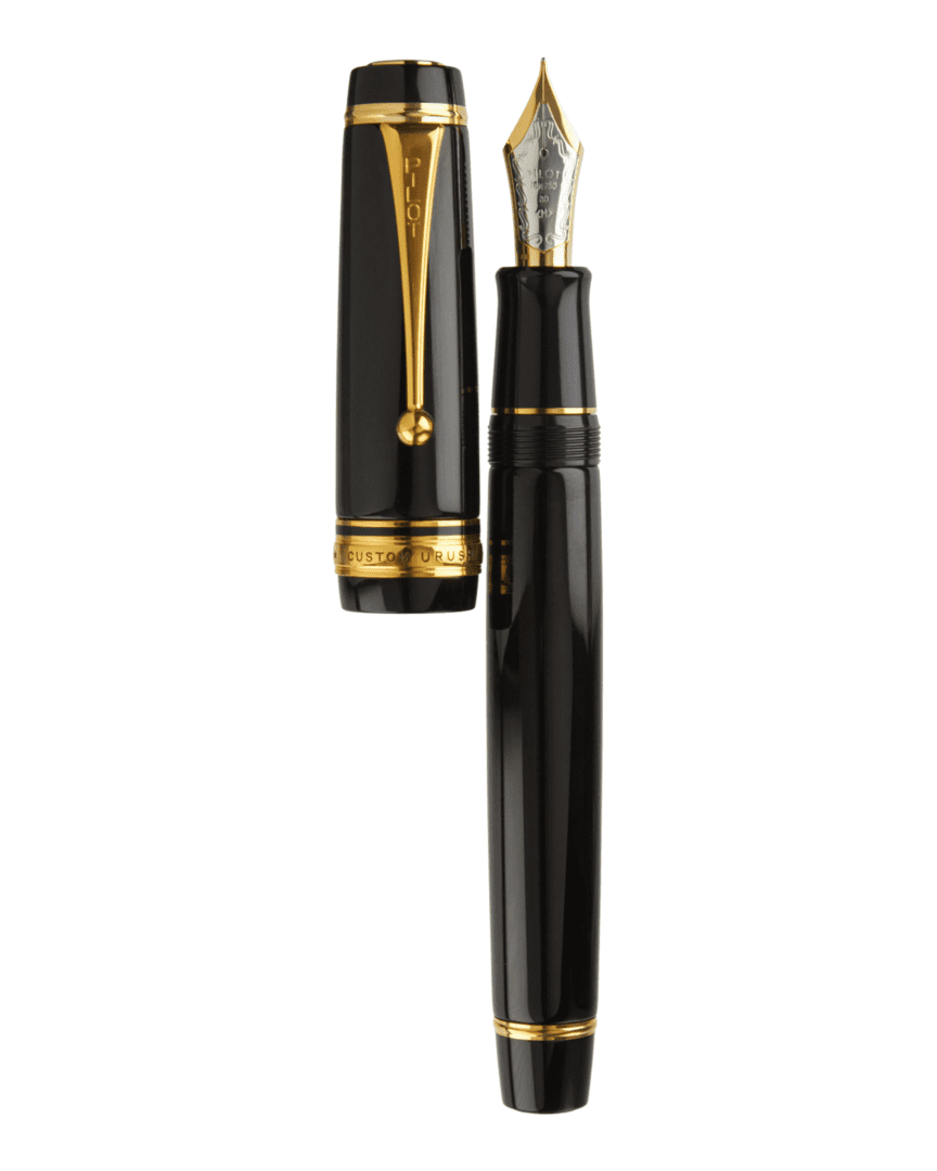 Custom Urushi Black Fountain Pen