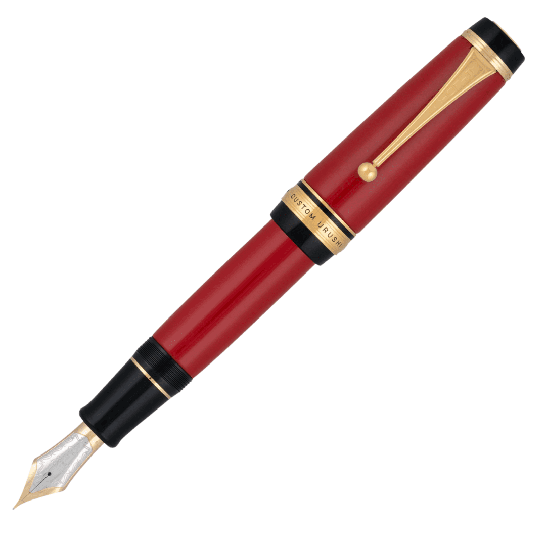 Custom Urushi Vermillion Fountain Pen