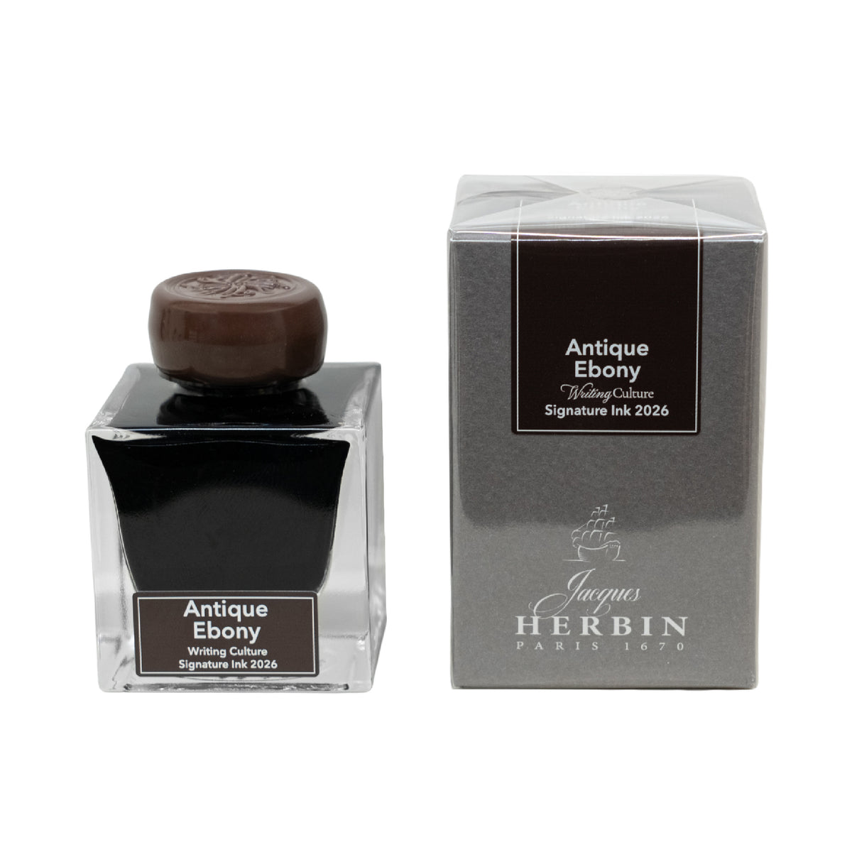 Writing Culture Signature Ink 2026 - Antique Ebony Ink, 50ml