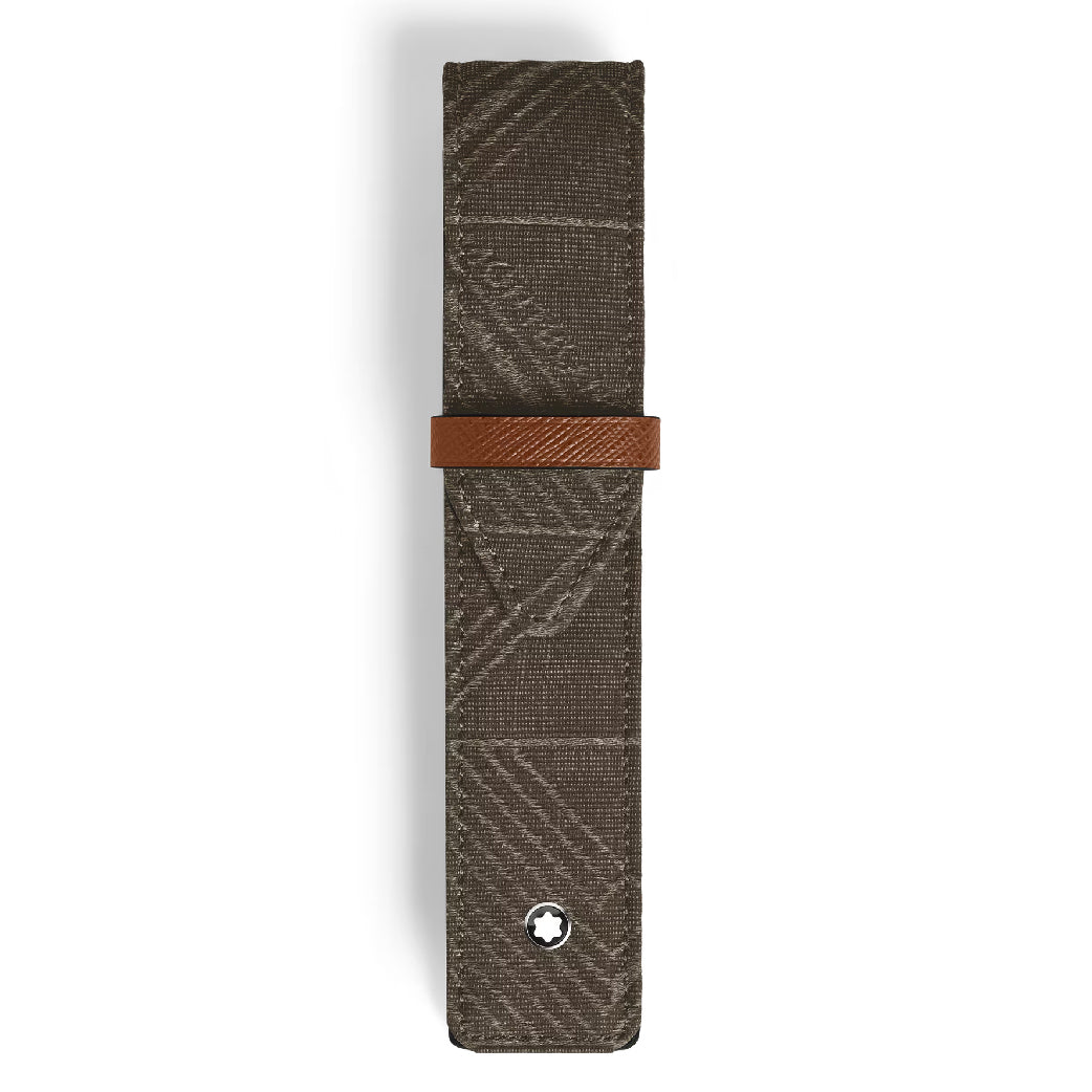 Jacquard 1-Pen Pouch Khaki