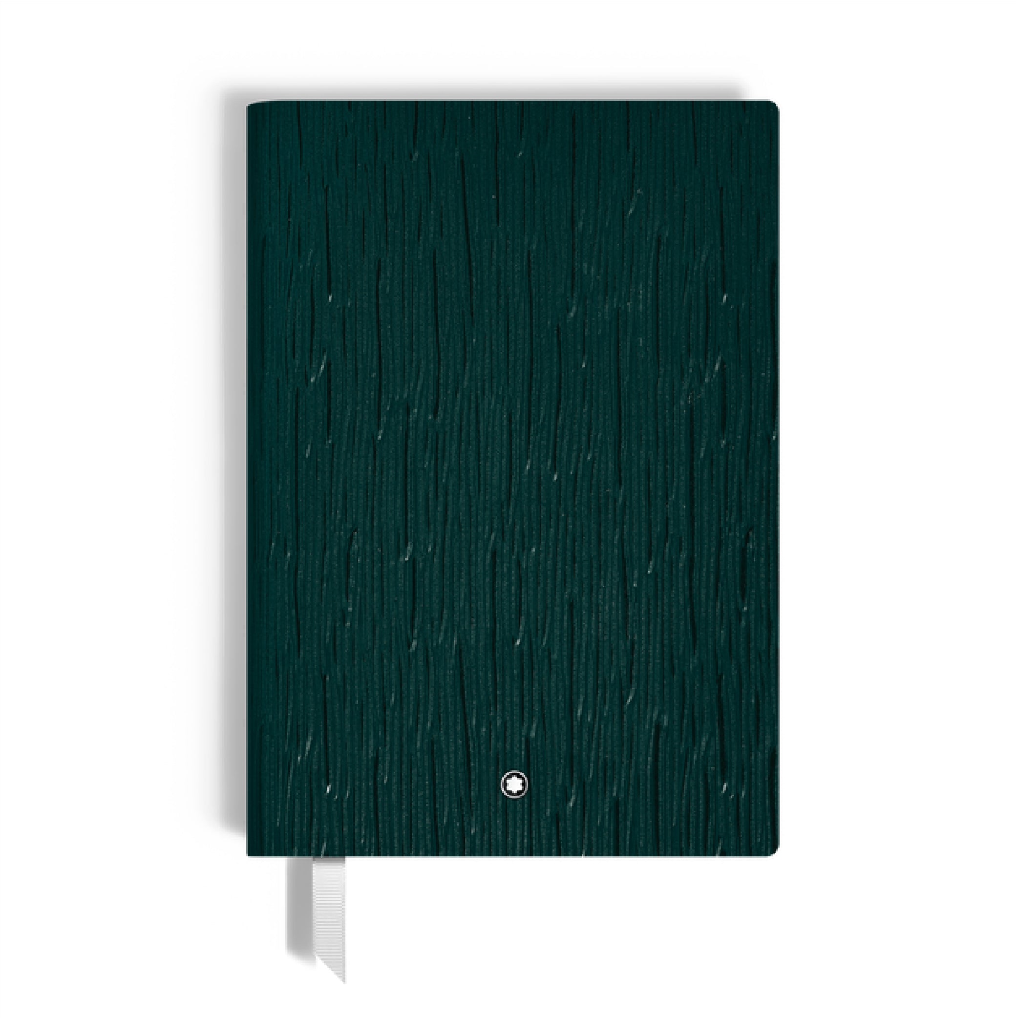 Medium Notebook in Corteccia British Green Leather, Lined