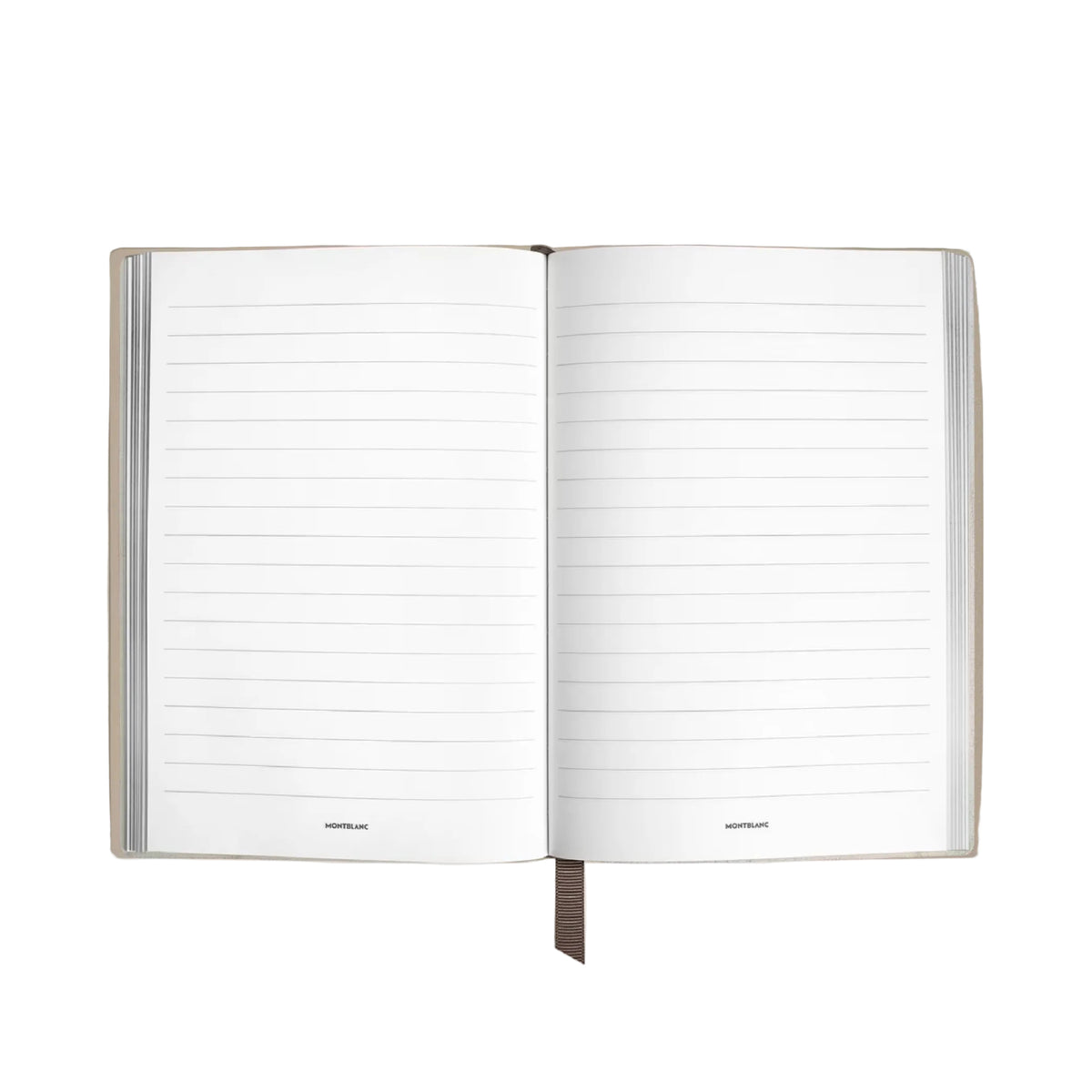 Medium Notebook in Dusty Grey Soft Leather, Lined
