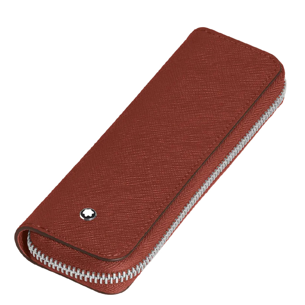 Sartorial 1 Pen Pouch Zip Red Oak