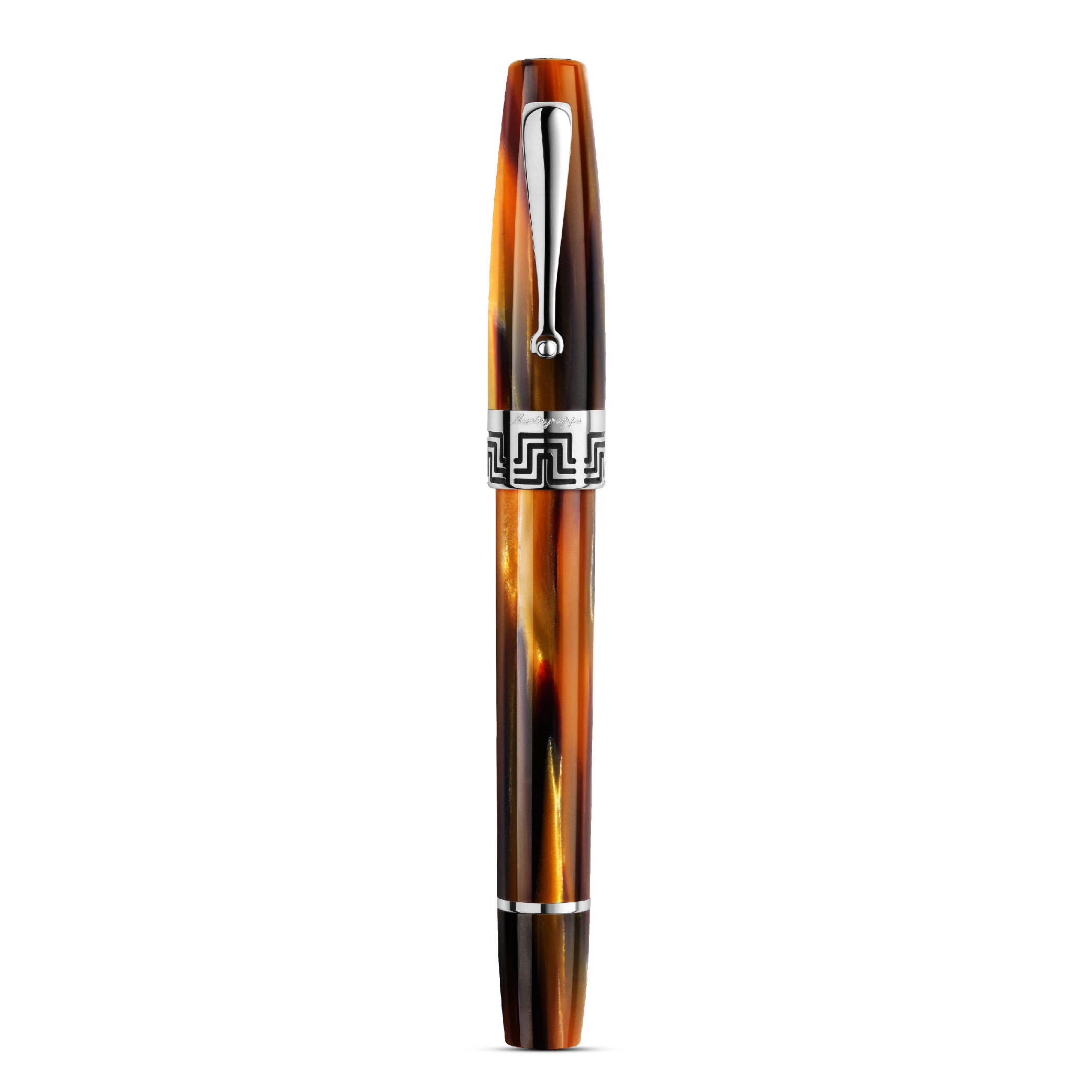 MONTEGRAPPA_Extra 1930 Edition 2021 Turtle Brown Fountain Pen_Full Pen Picture
