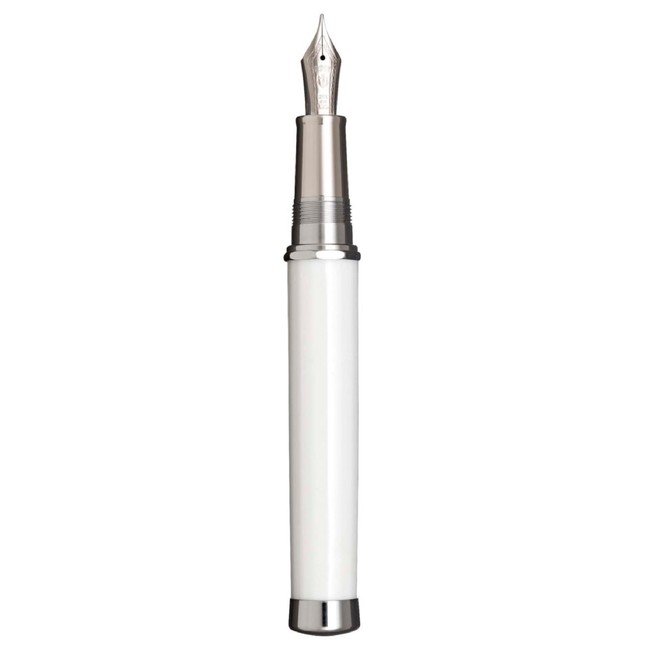 Arita Koransha 400 Years Anniversary 'White Porcelain' Silver Trim Fountain Pen