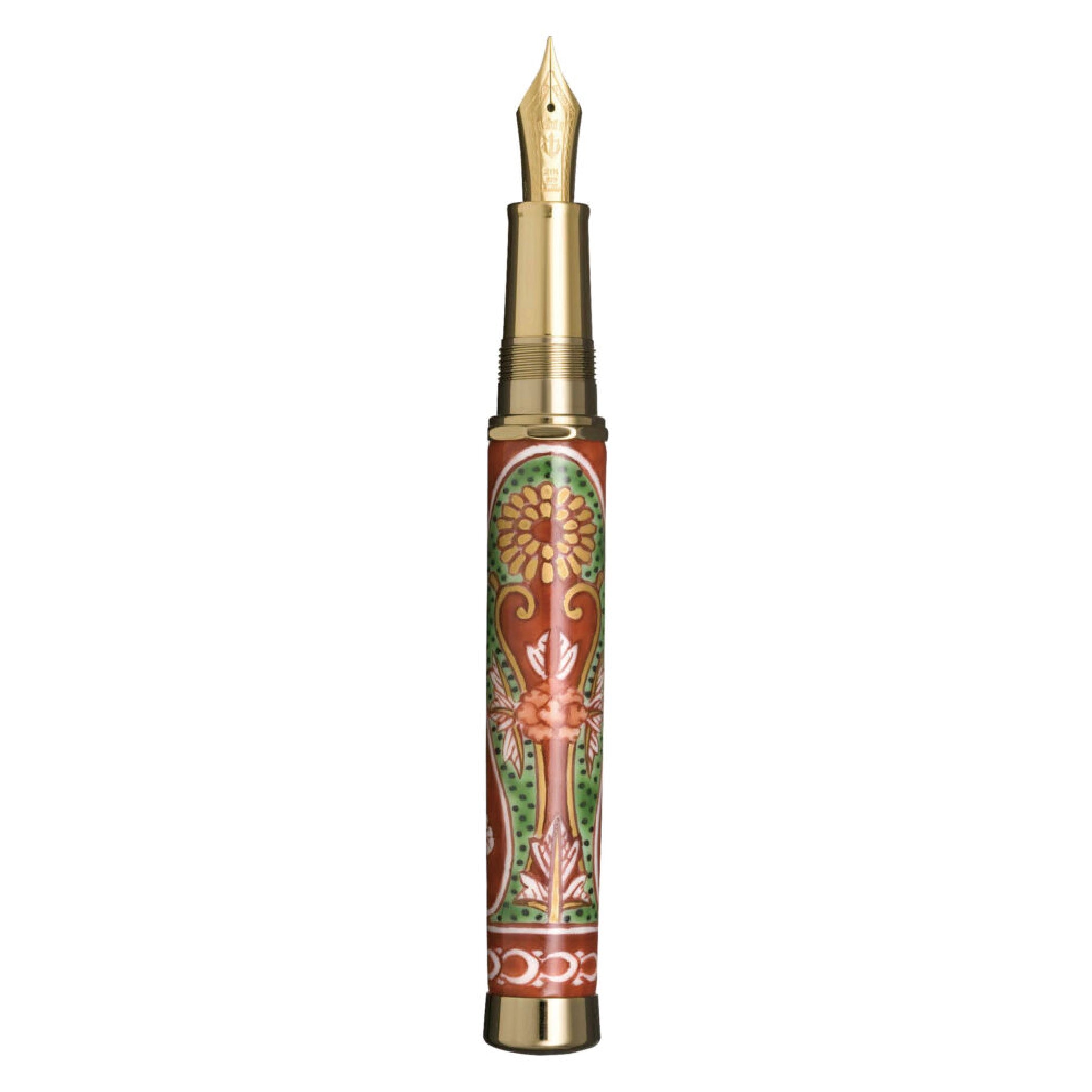 Arita Genemon 400 Years Anniversary 'Chrysanthemum' Gold Trim Fountain Pen