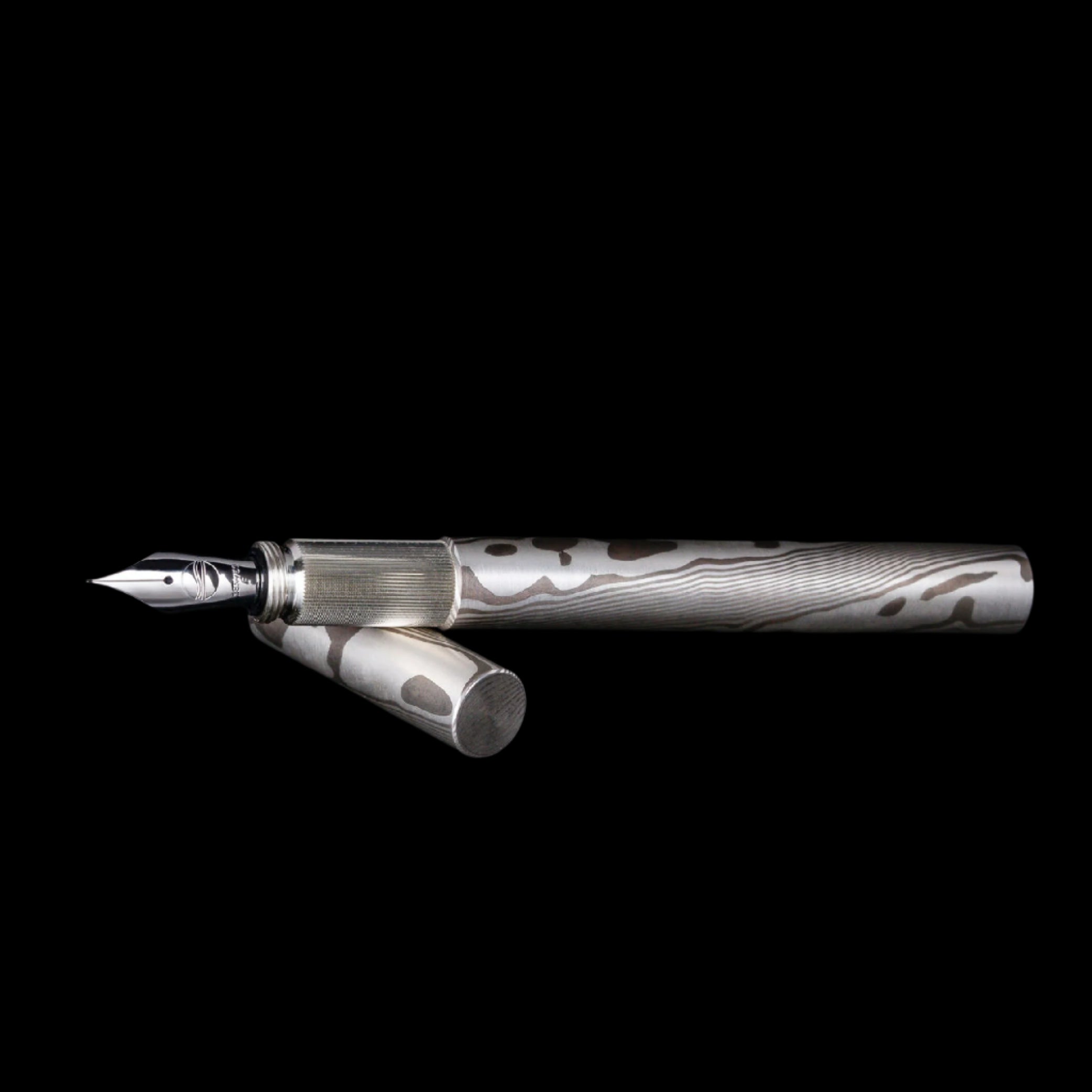 Shortcap Mokume Gane Fountain Pen