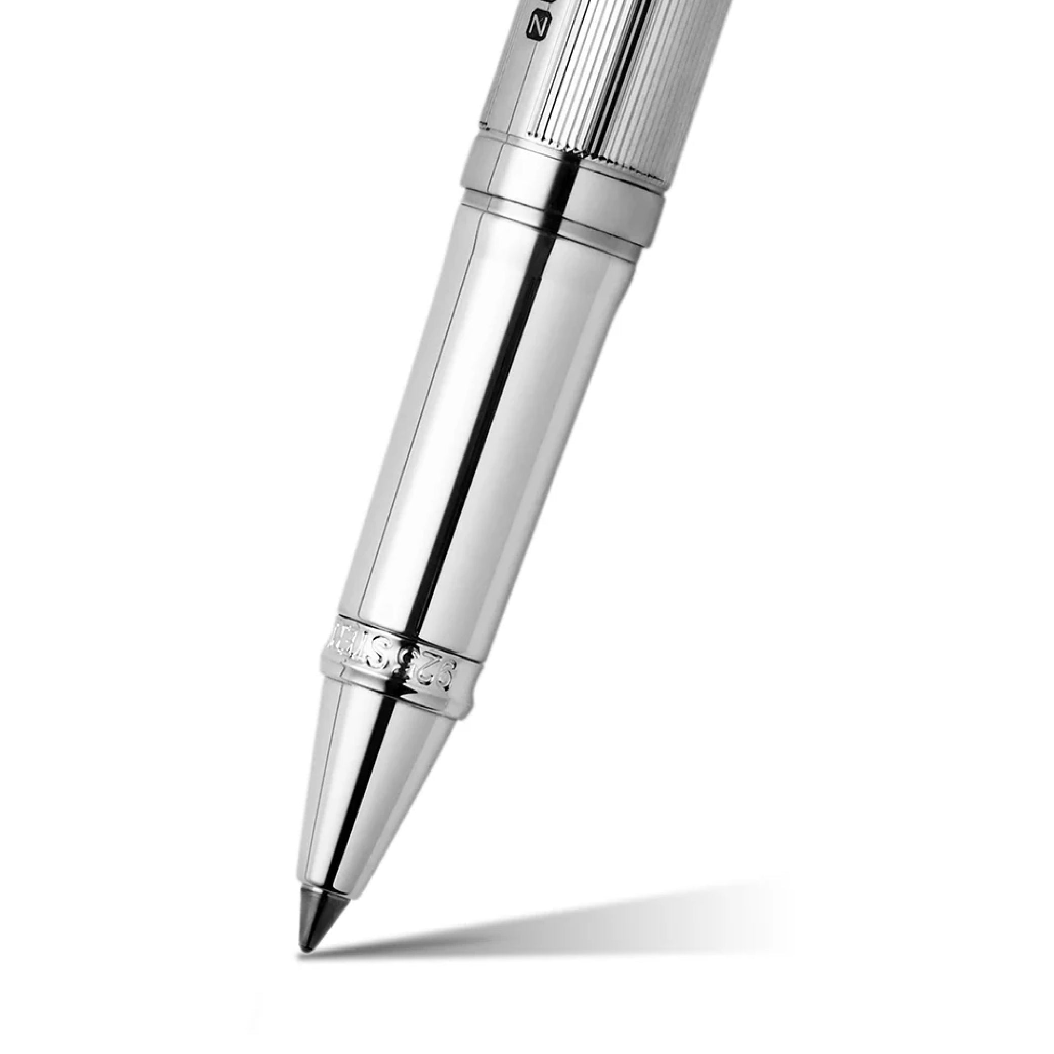 The Pinstripe 72 Sterling Silver Standard Rollerball