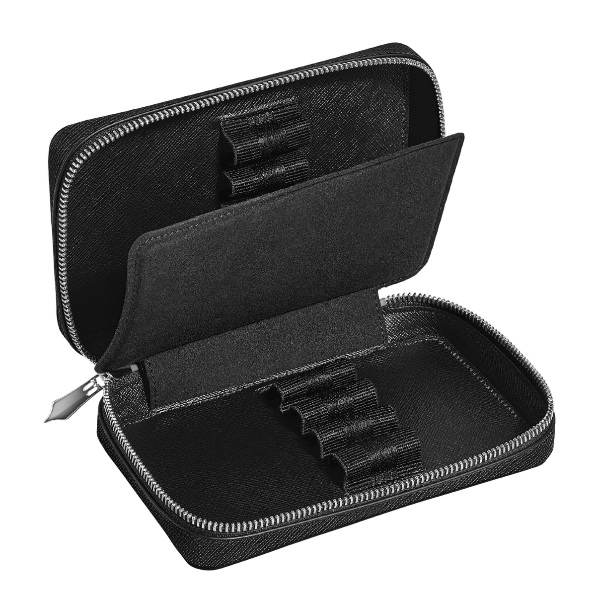 Sartorial 8-Pen Pouch Zip Black