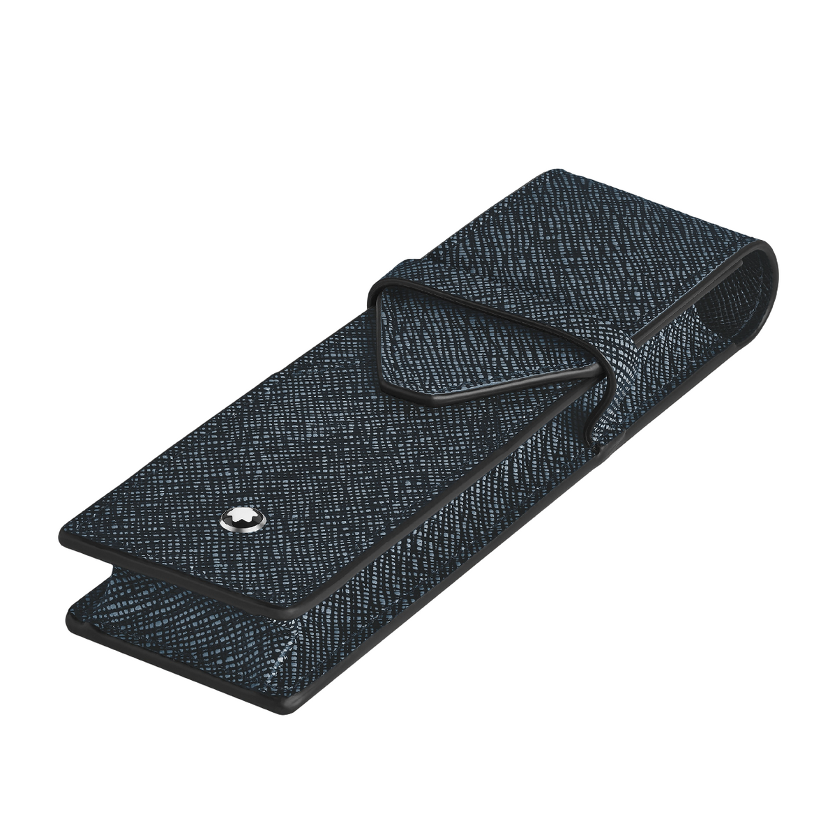 Sartorial 2 Pen Pouch Tweed Blue