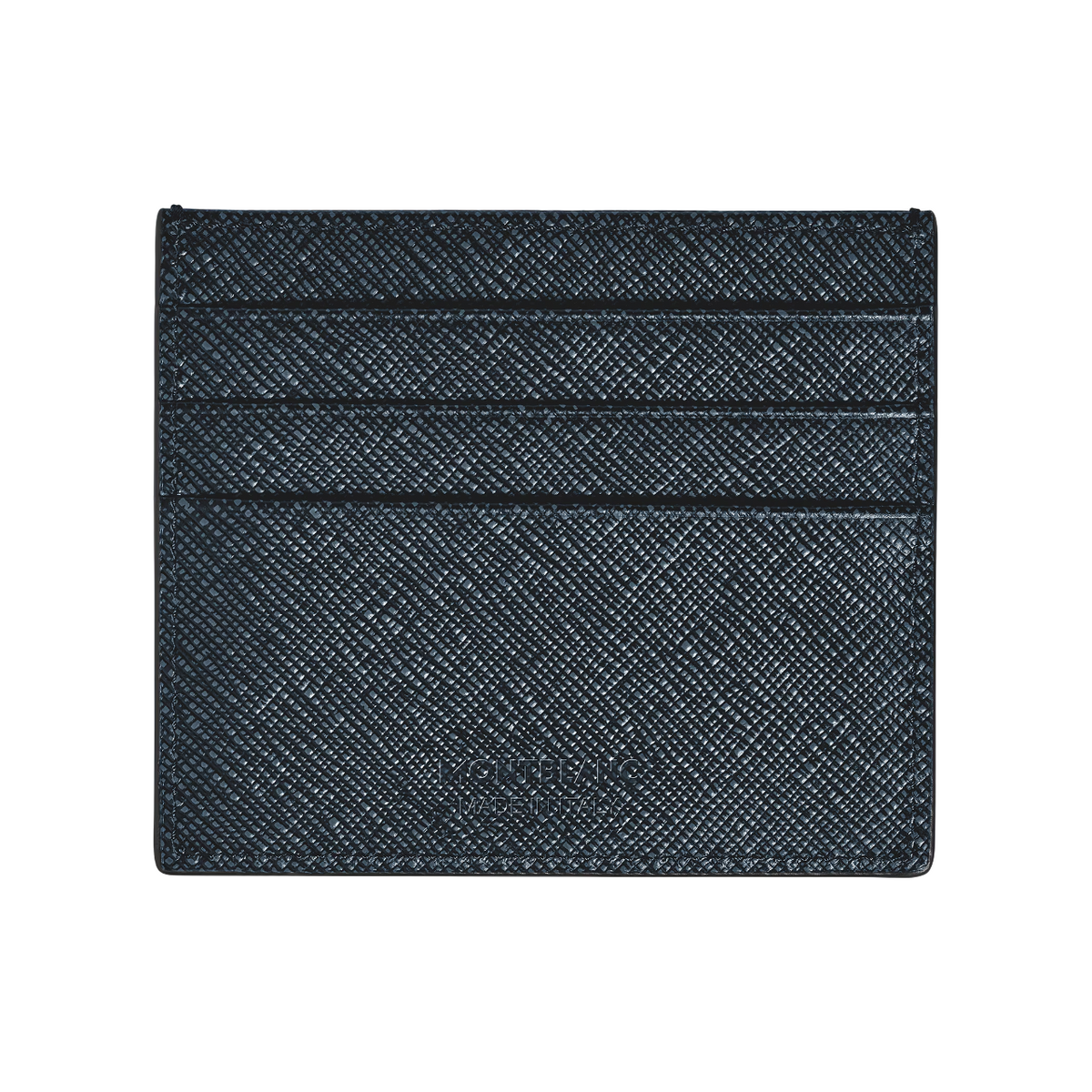 Sartorial Card Holder 6cc Tweed Blue