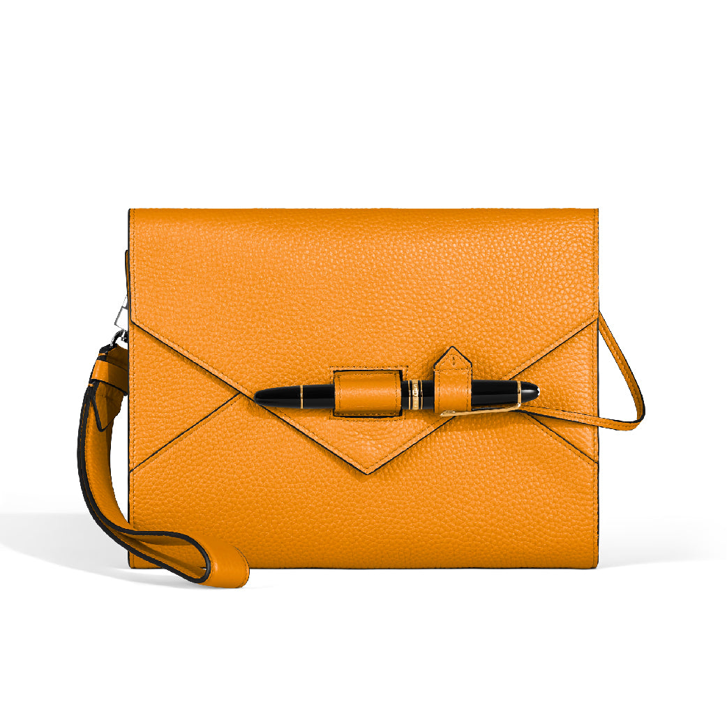 Envelope Medium Saffron Note Holder