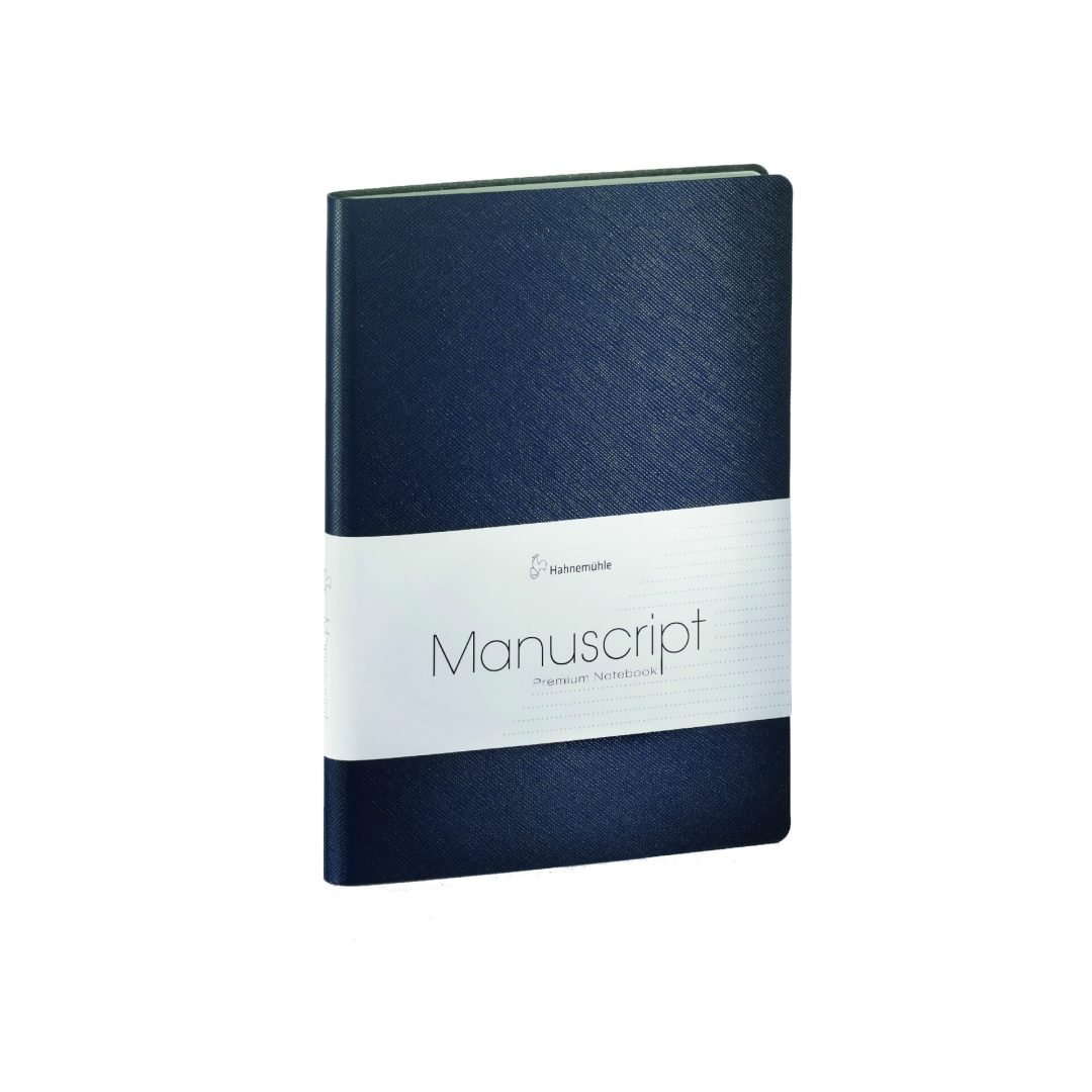 Navy Blue Manuscript Notebook
