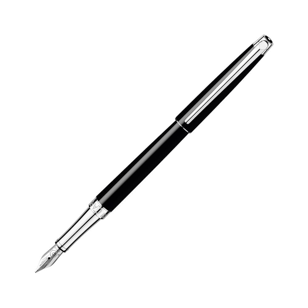 Leman Slim Ebony Black Fountain Pen
