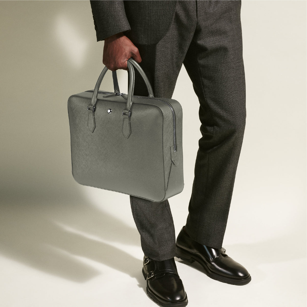 Sartorial Medium Document Case Medium Grey