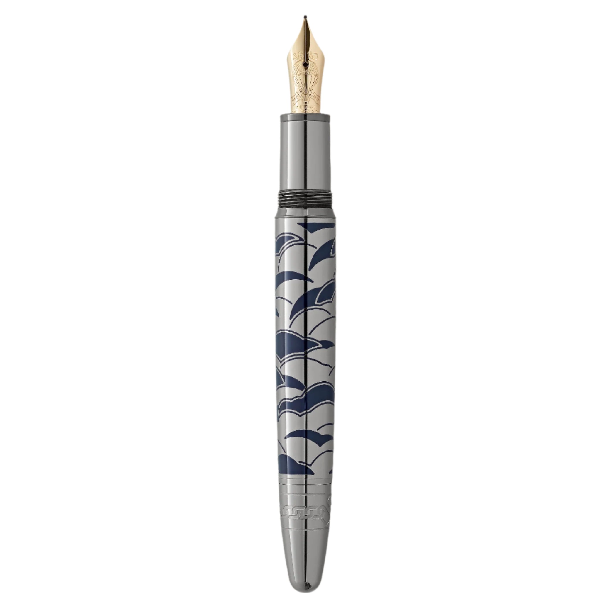 Meisterstück Around the World in 80 Days Grey Solitaire LeGrand Fountain Pen