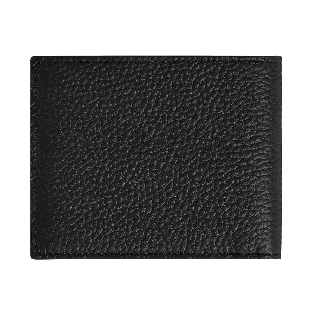 Grain Black Wallet 4cc with Coin Case