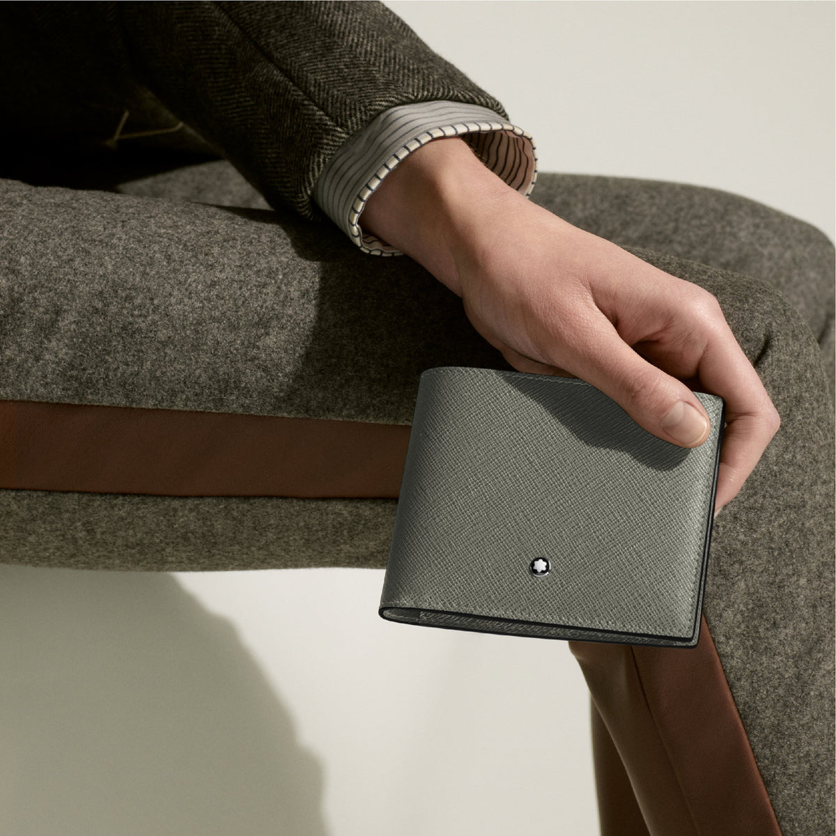 Sartorial Medium Grey Wallet 8cc