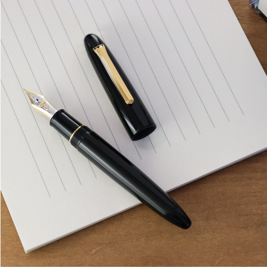 1911 King of Pen Ebonite 'Naginata-Togi' Fountain Pen