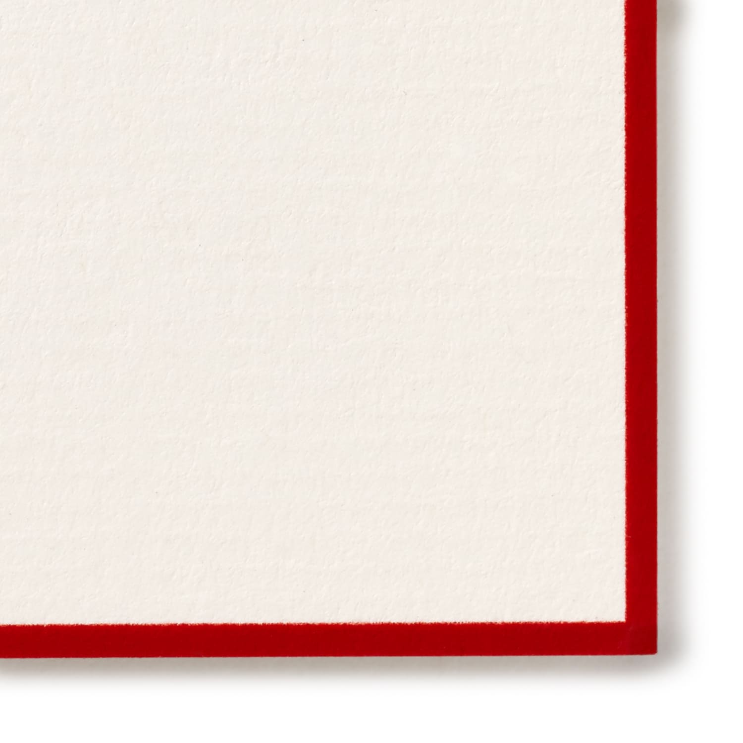 Bordered Kings Writing Paper Poinsettia Red