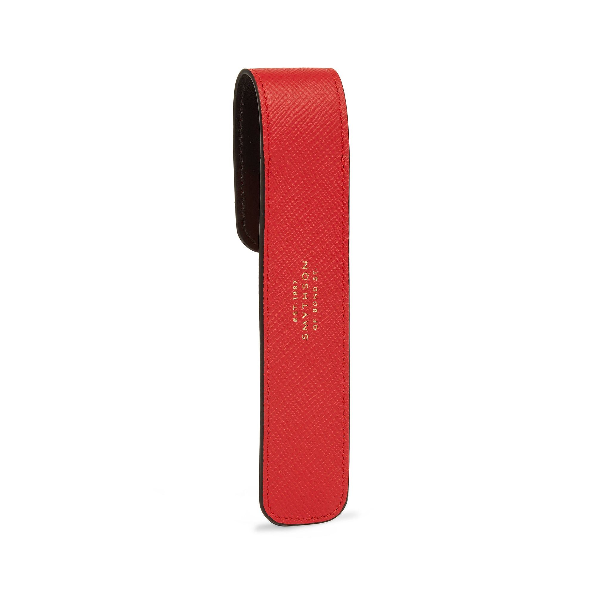 Pen Sleeve in Scarlet Red Panama