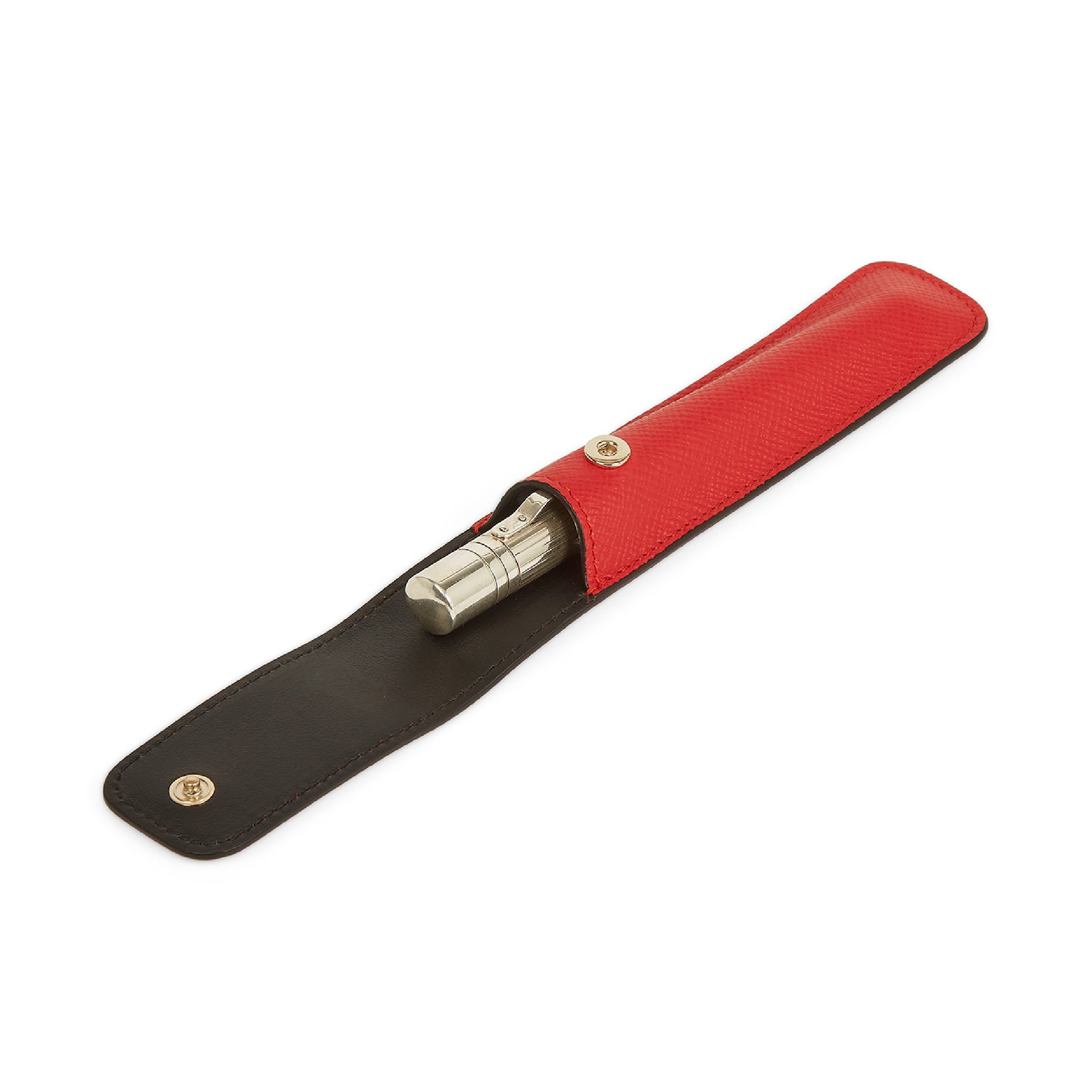 Pen Sleeve in Scarlet Red Panama