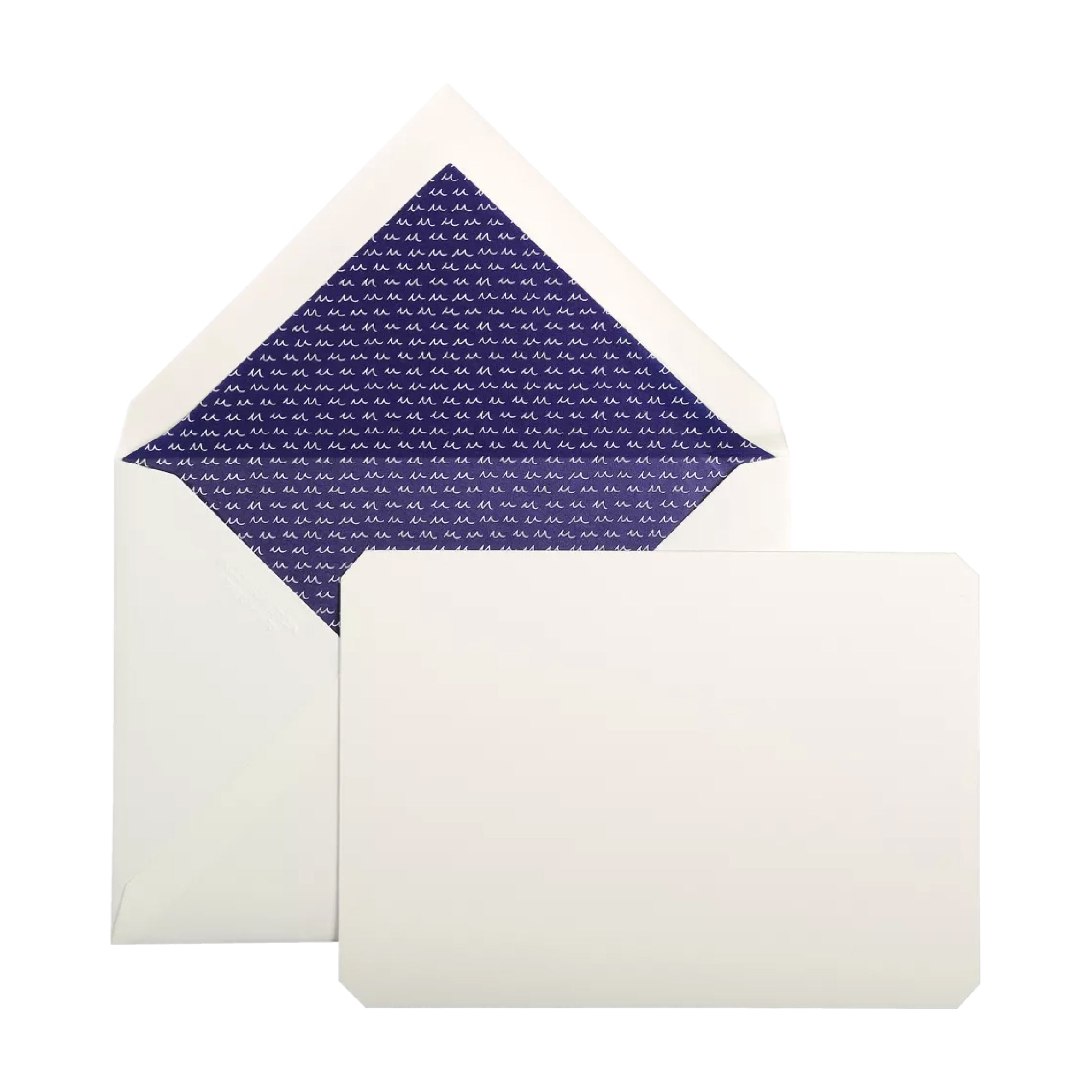 15 Cards & Envelopes Blue Lining