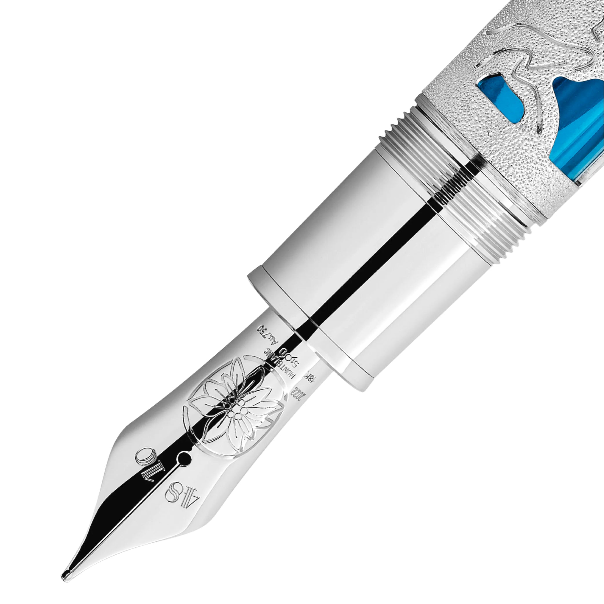 MONT BLANC Fasthandwriting 万年筆 MONTBLANC High Artistry Mont Blanc 333 | Glacial Blue | Style of Zug