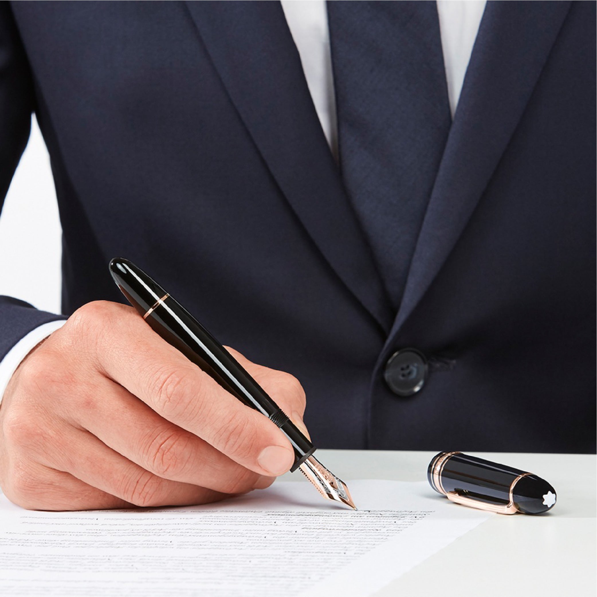 MONTBLANC Meisterstück 149 Fountain Pen | Rose Gold-Coated