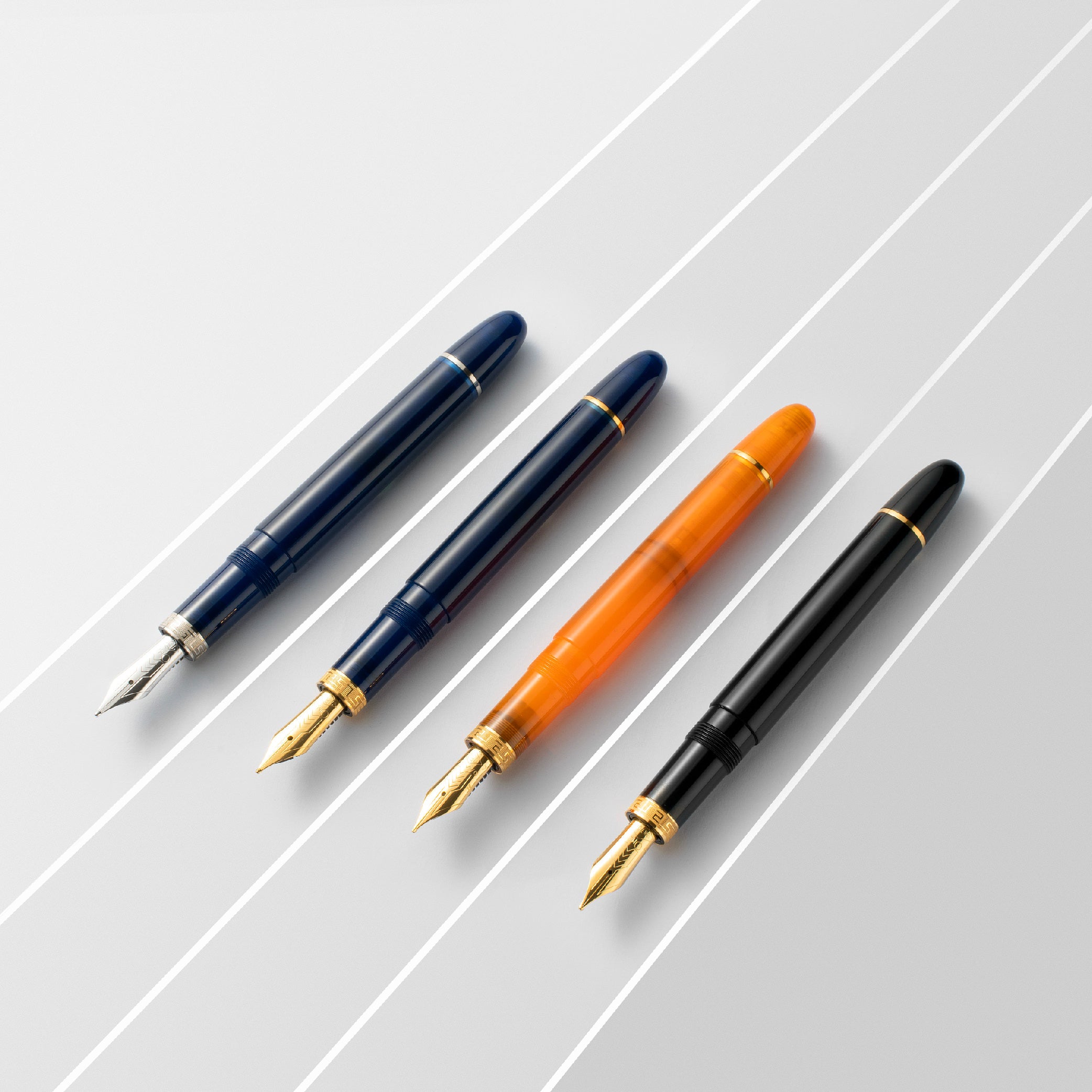 OMAS Ogiva Nera Gold Trim Fountain Pen