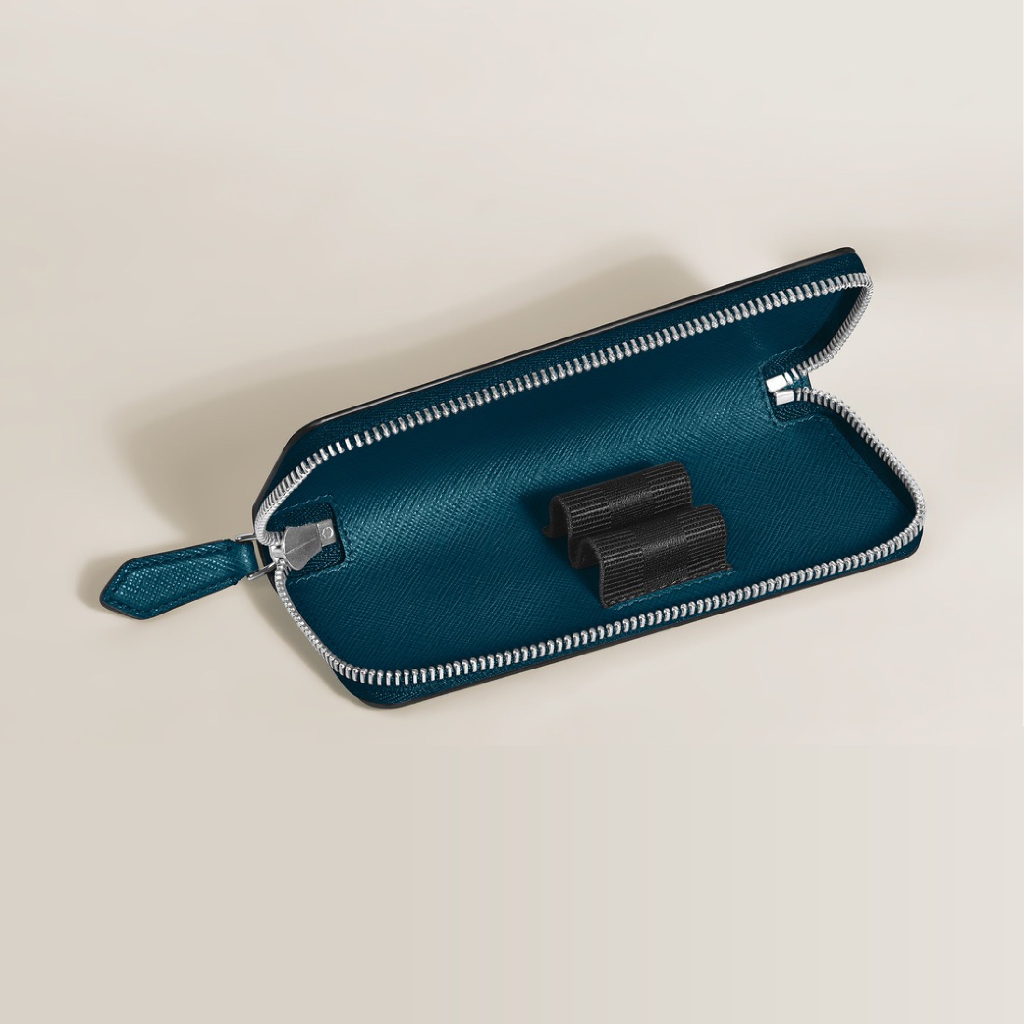 Sartorial 2 Pen Pouch Zip Cyprus Blue