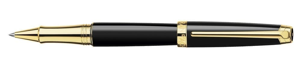 Leman Ebony Black Gold Rollerball