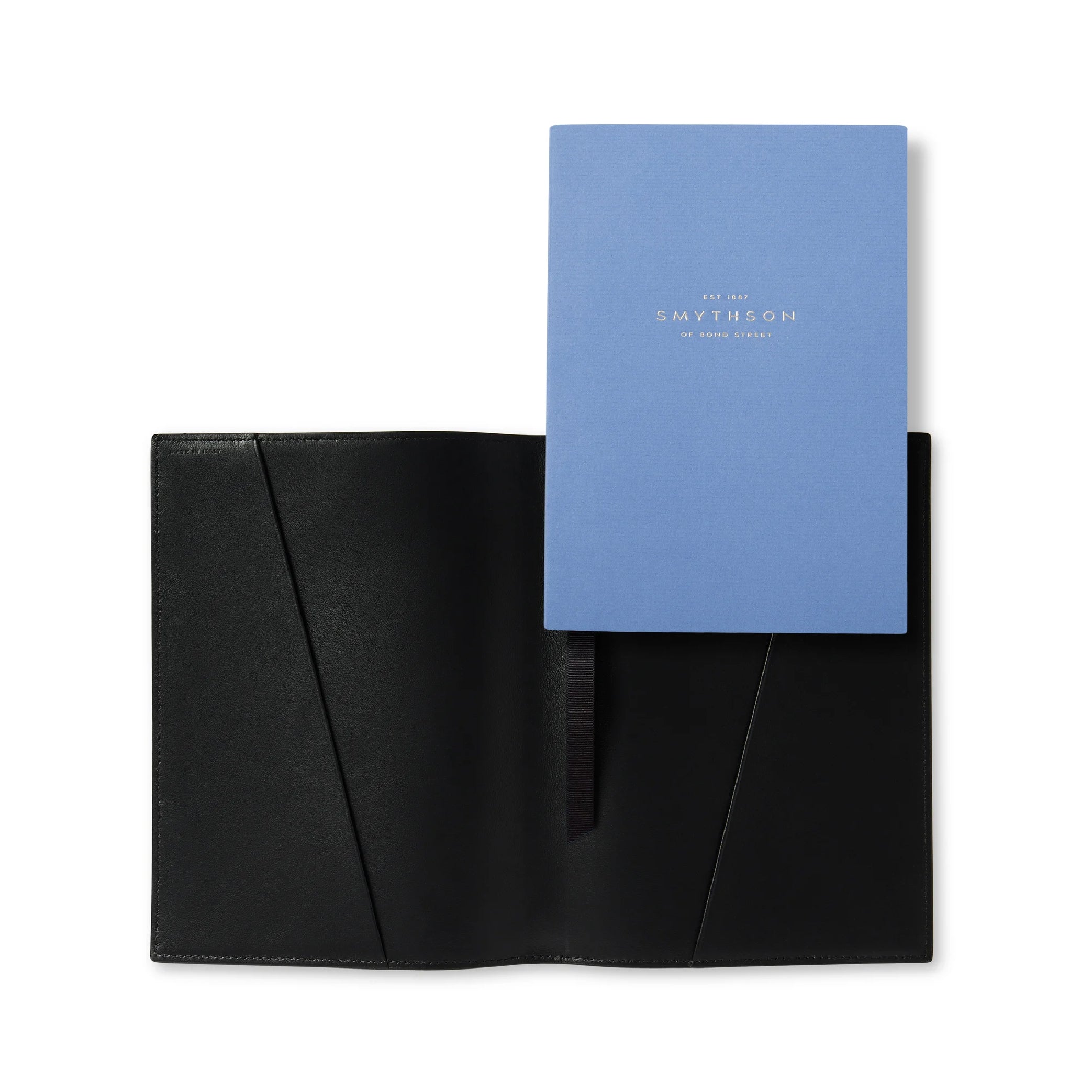 Evergreen Refillable Notebook in Black Ludlow